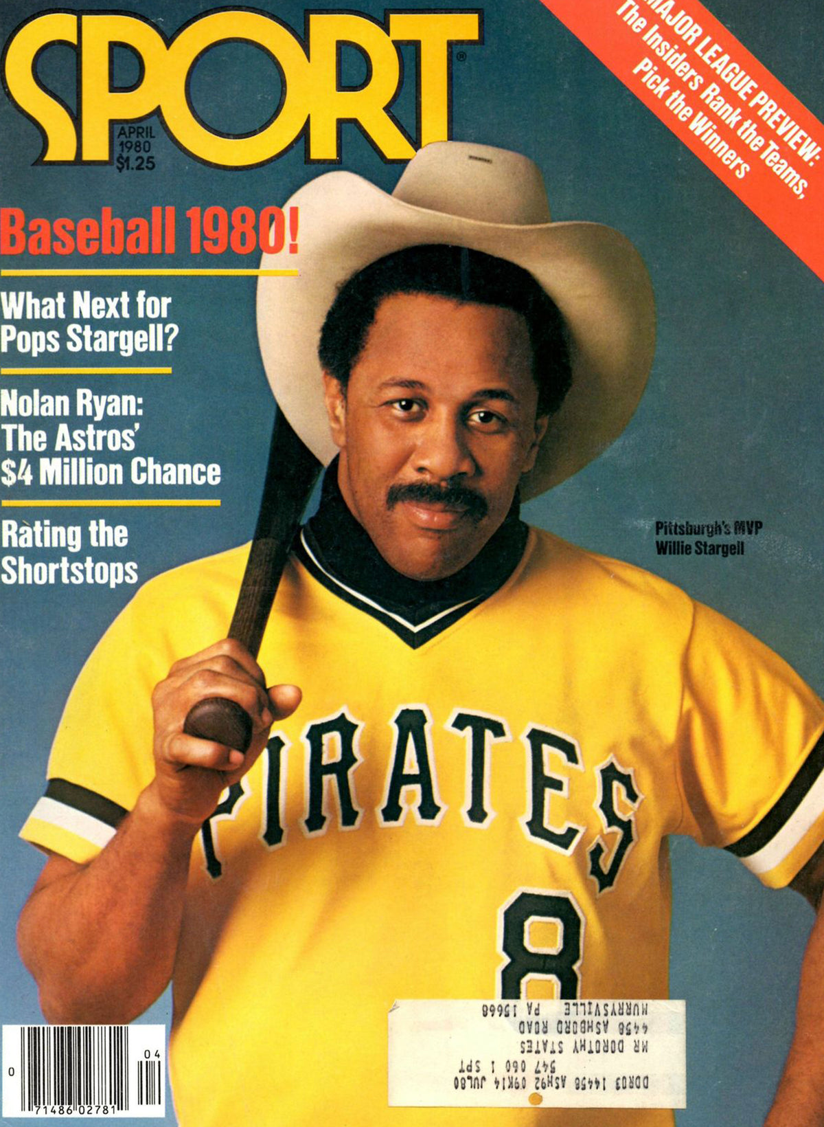(SUP-883) Mitchell&Ness MLB Pittburg Pirates "8" Willie Stargell - 44・L