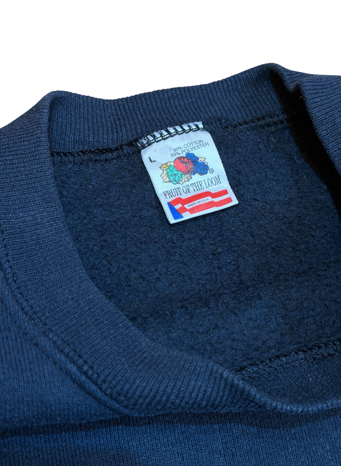 (UD-272) FRUIT OF THE LOOM RAGLAN SLEEVE CREW NECK SWEAT MADE IN USA