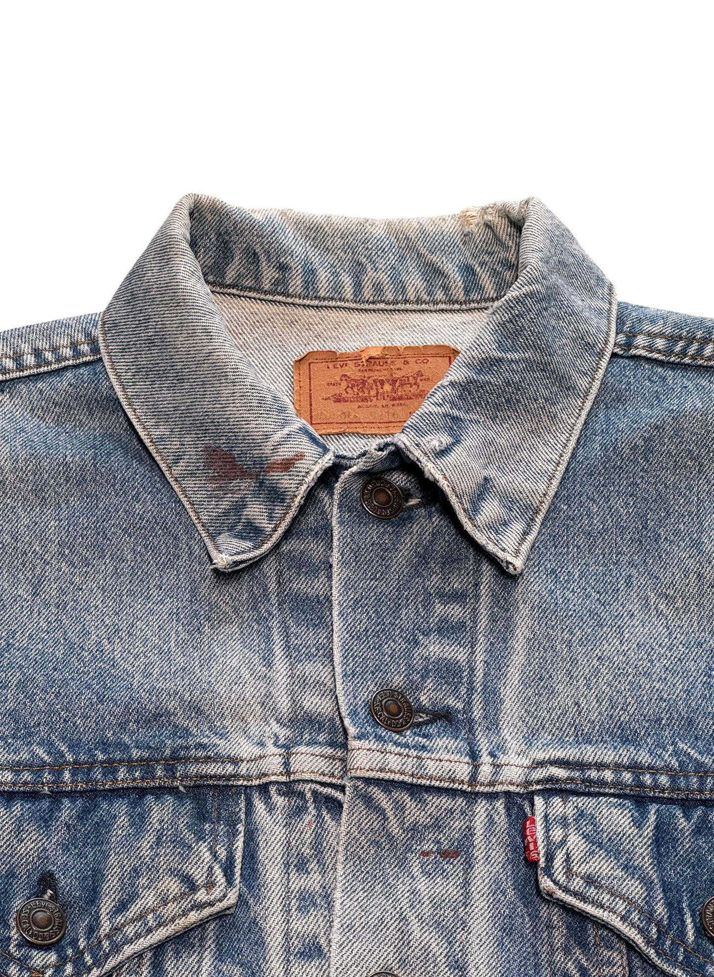 (SUP-575) 80s LEVI'S 70506 0216 DENIM JACKET - MADE IN U.S.A.