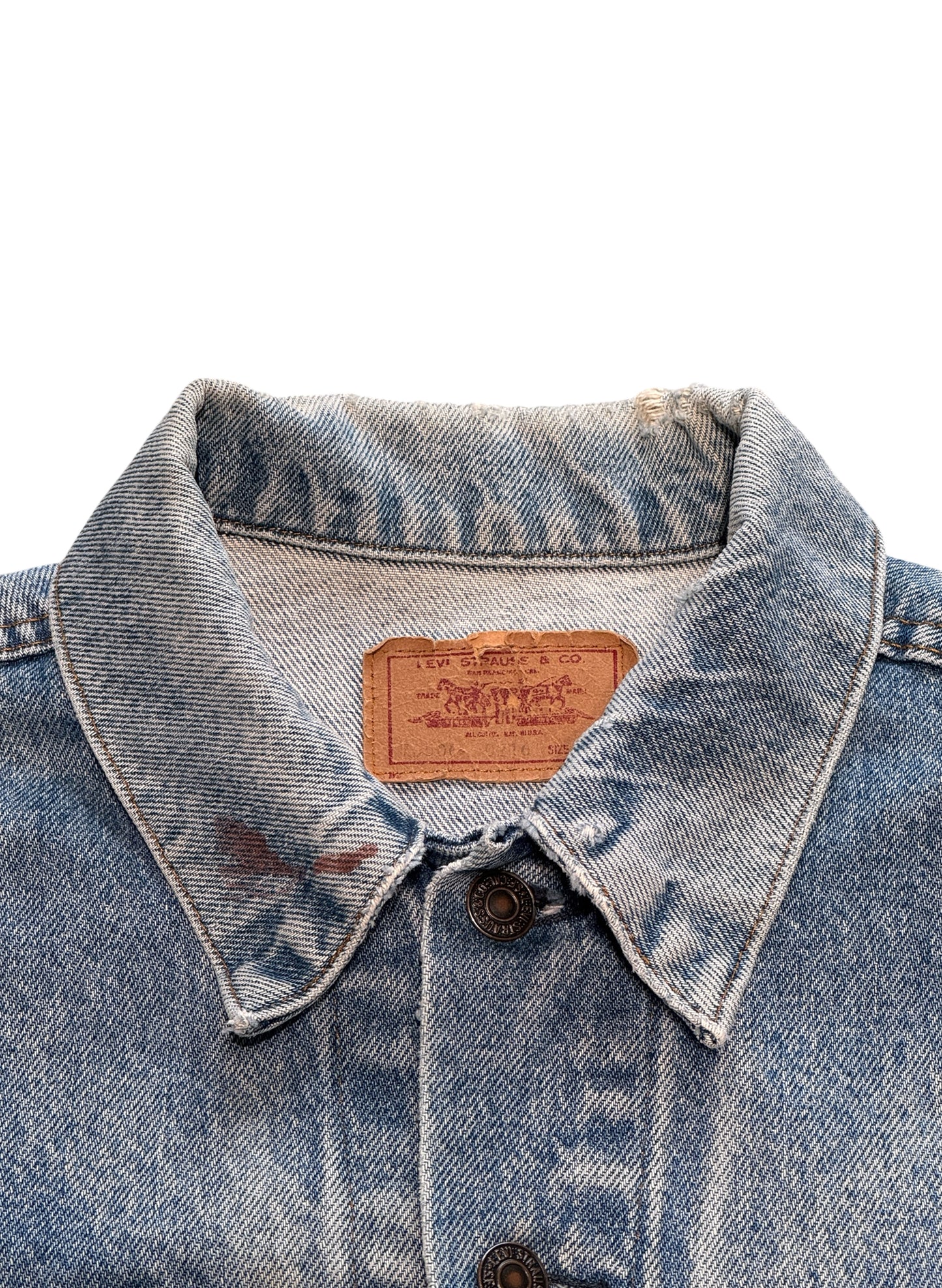 (SUP-575) 80s LEVI'S 70506 0216 DENIM JACKET - MADE IN U.S.A.