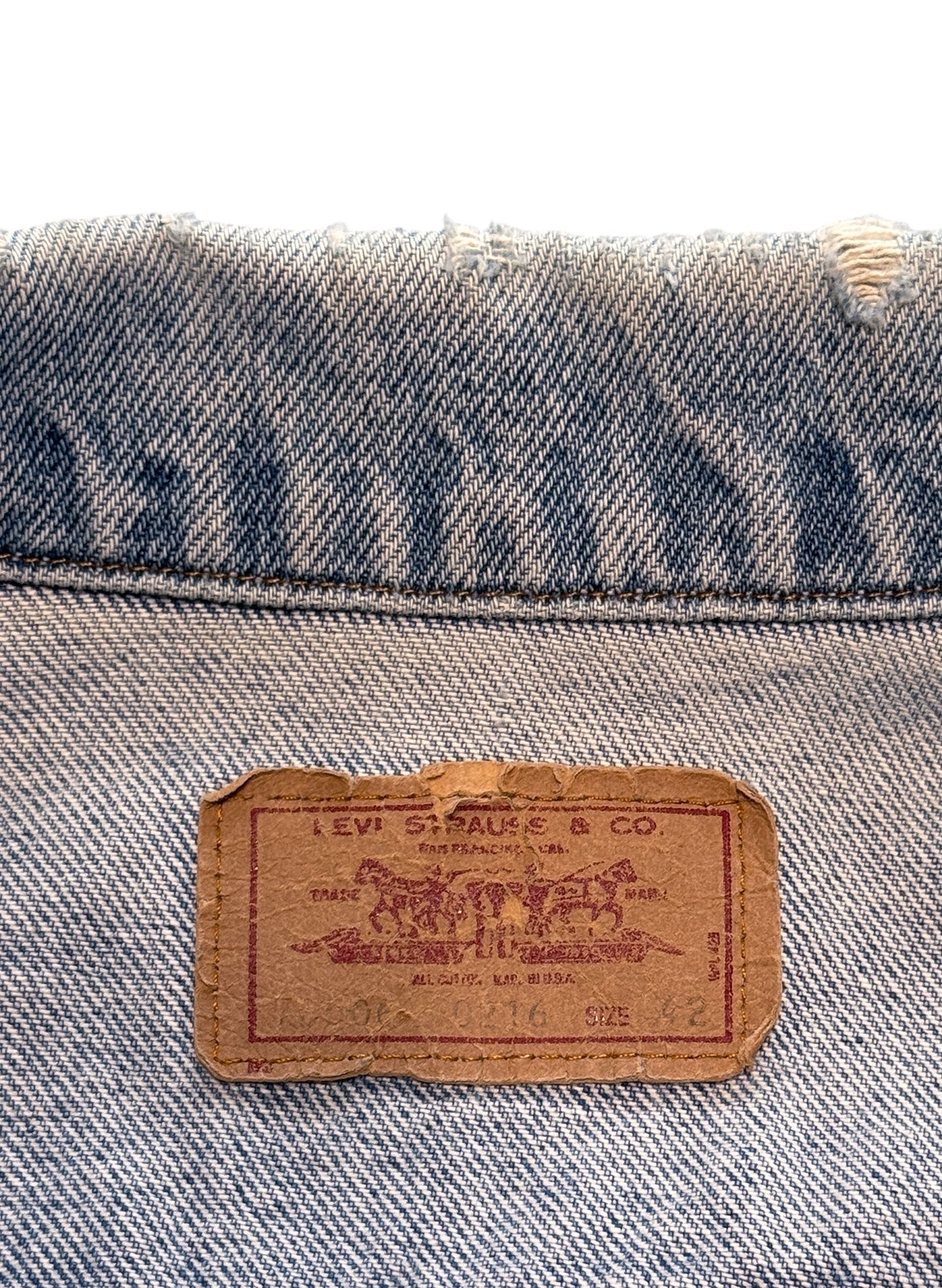 (SUP-575) 80s LEVI'S 70506 0216 DENIM JACKET - MADE IN U.S.A.