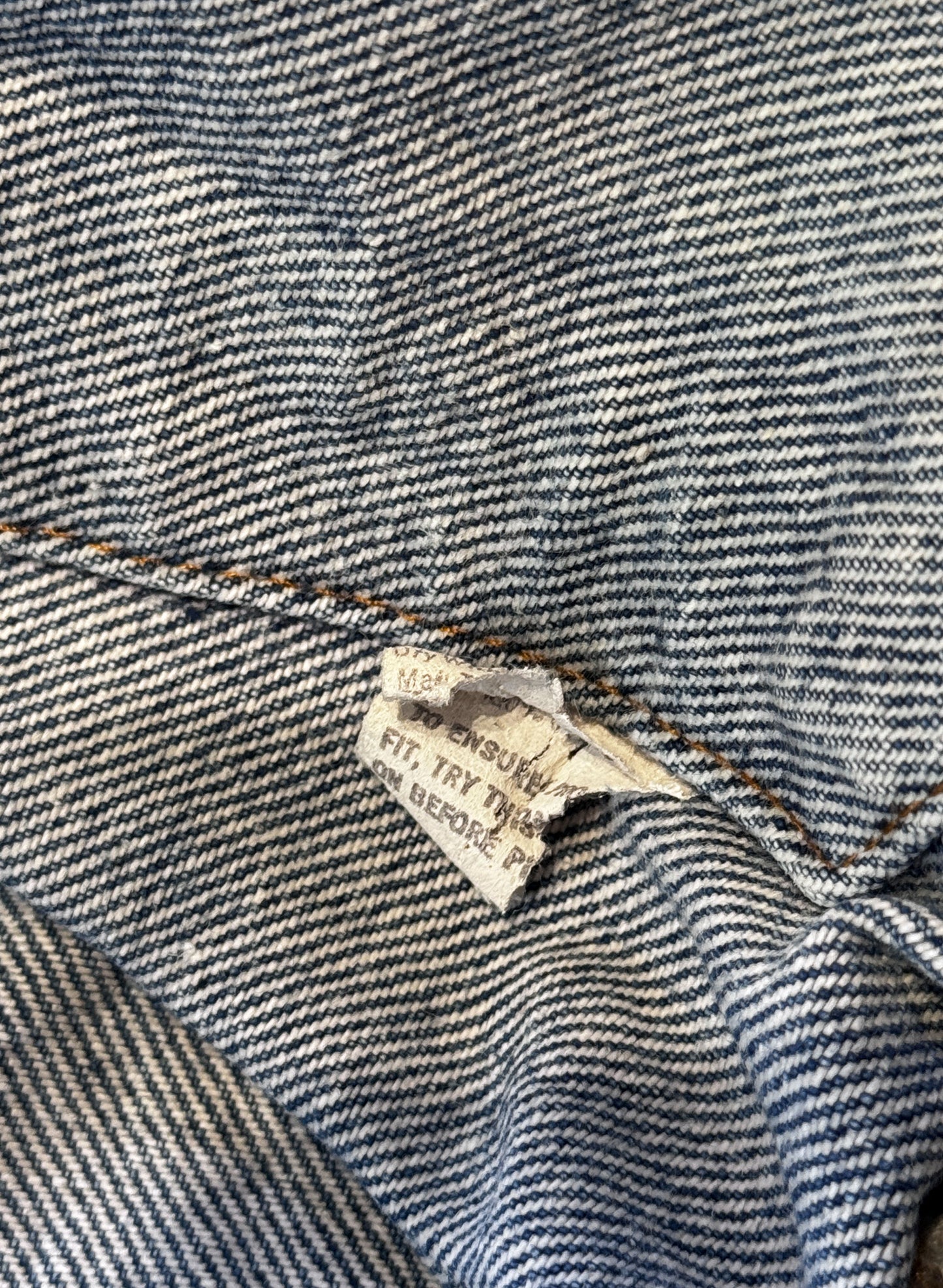 (SUP-610) 80s LEVI'S 70506 - 0216 "BORO" DENIM JACKET - MADE IN U.S.A.