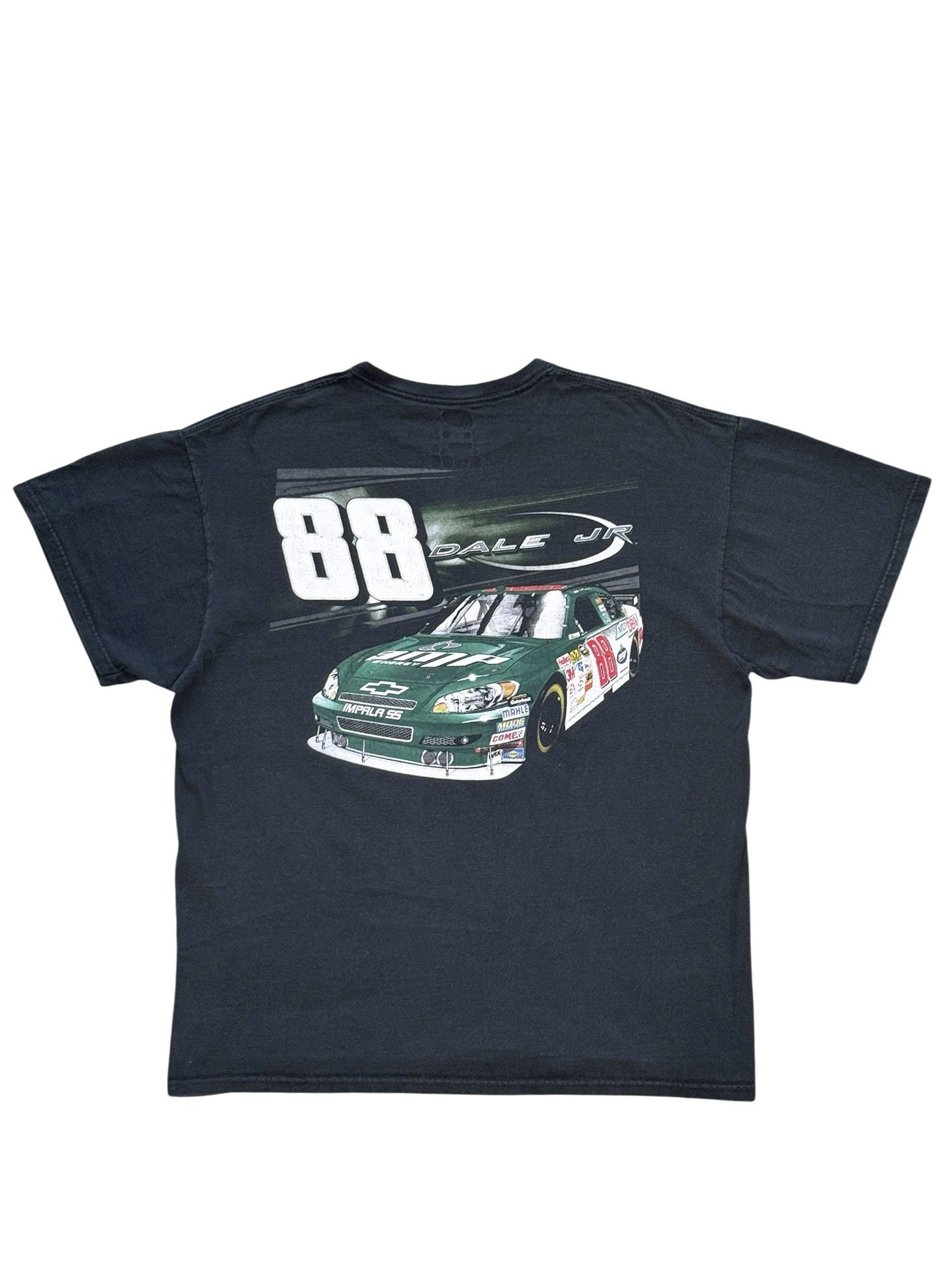 (SUP-666) NASCAR 88 DALE JR IMPALA SS TEE - BLACK FADE
