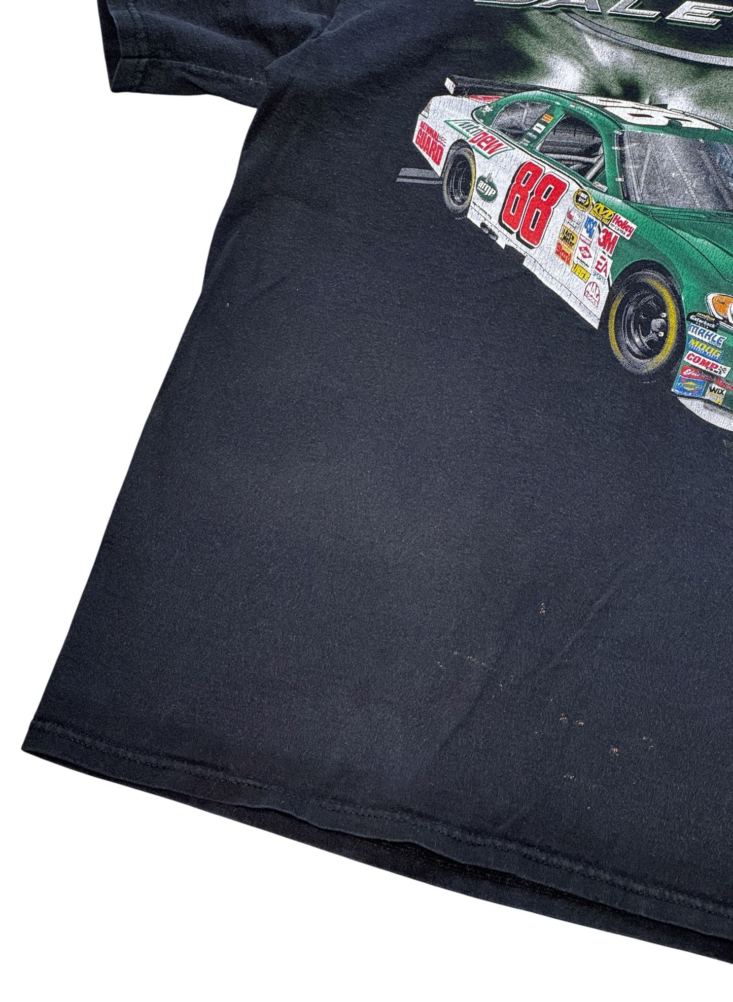 (SUP-666) NASCAR 88 DALE JR IMPALA SS TEE - BLACK FADE