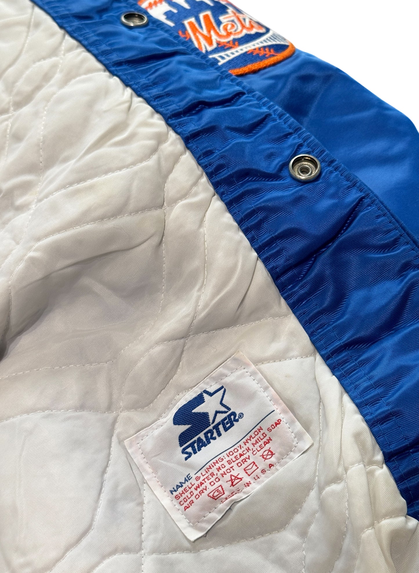 (SUP-504) STARTER NEW YORK METS STADIUM JACKET - MADE IN U.S.A.