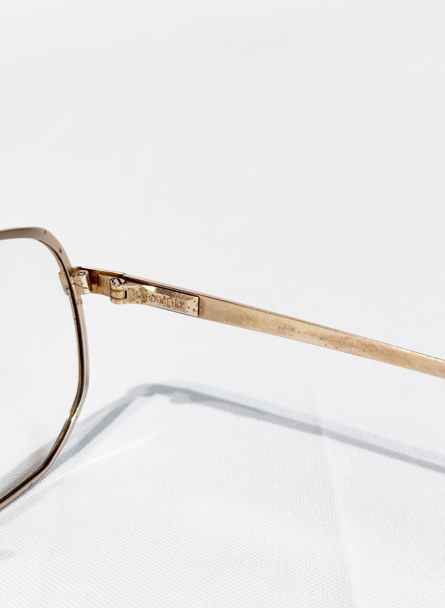 (SUP-786) VINTAGE TWO BRIDGE GOLD GLASSES - Rodenstock