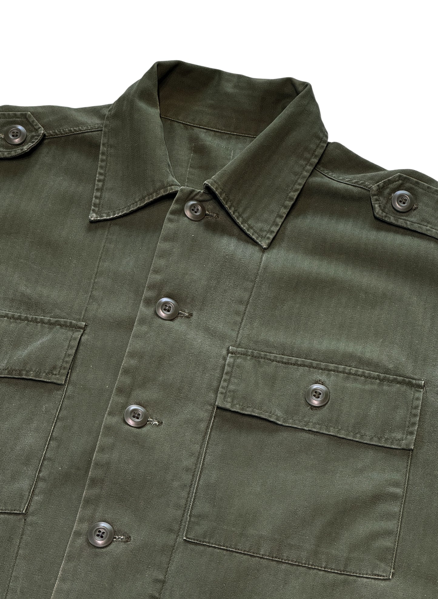 (SUP-643) MILITARY HERRINGBONE SHIRT
