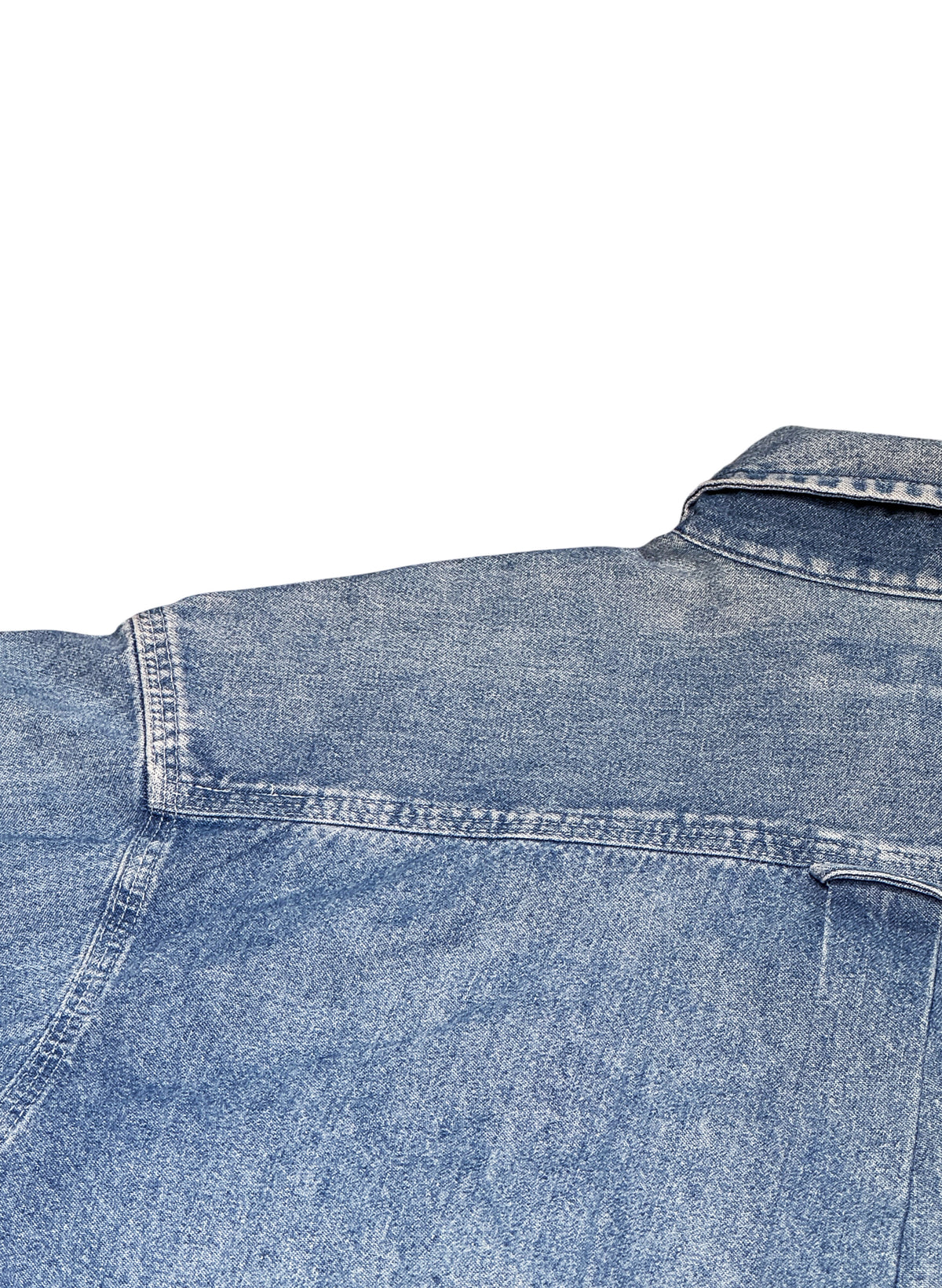 (SUP-863) 90s BANANA REPUBLIC DENIM SHIRT - MADE IN U.S.A.