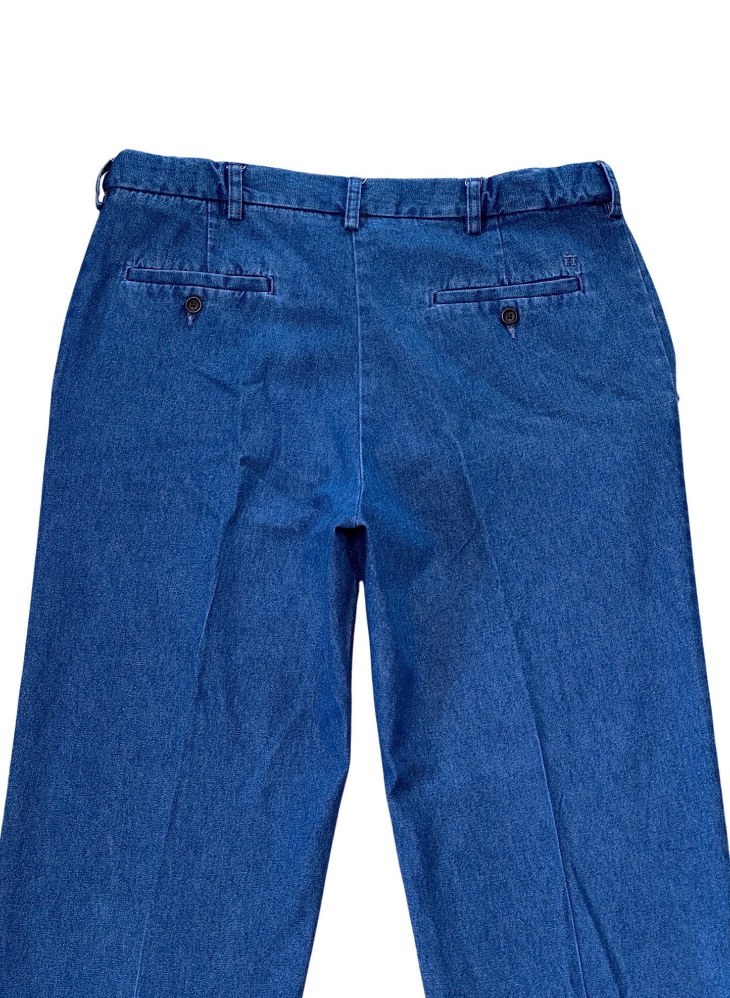 (SUP-738) HAGGAR DENIM SLACKS - W36xL30 - MADE IN MEXICO