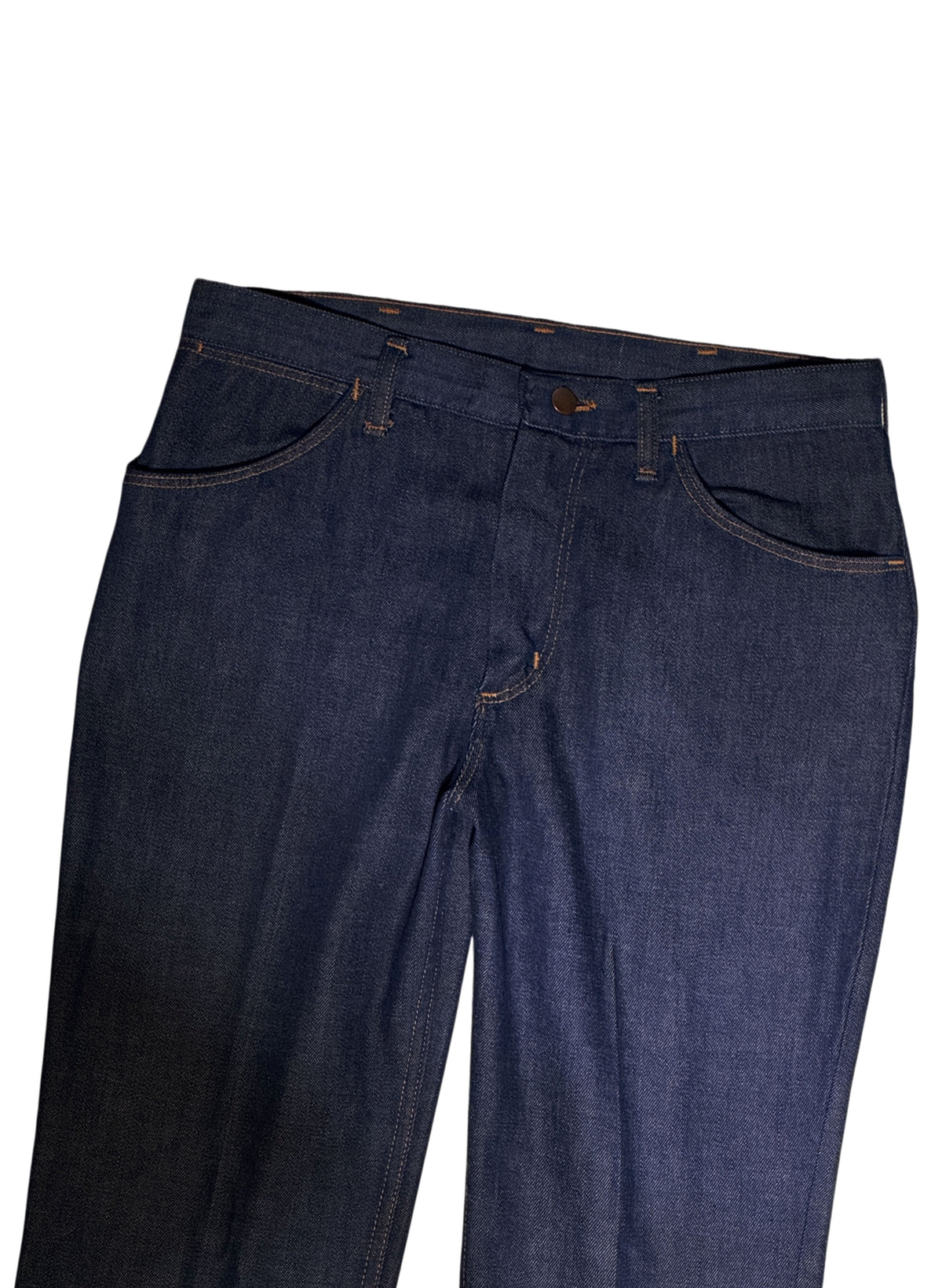 (SUP-828) 70s Wrangler BOOTS CUT RAW DENIM "TALON" ZIP - W32/W34相当