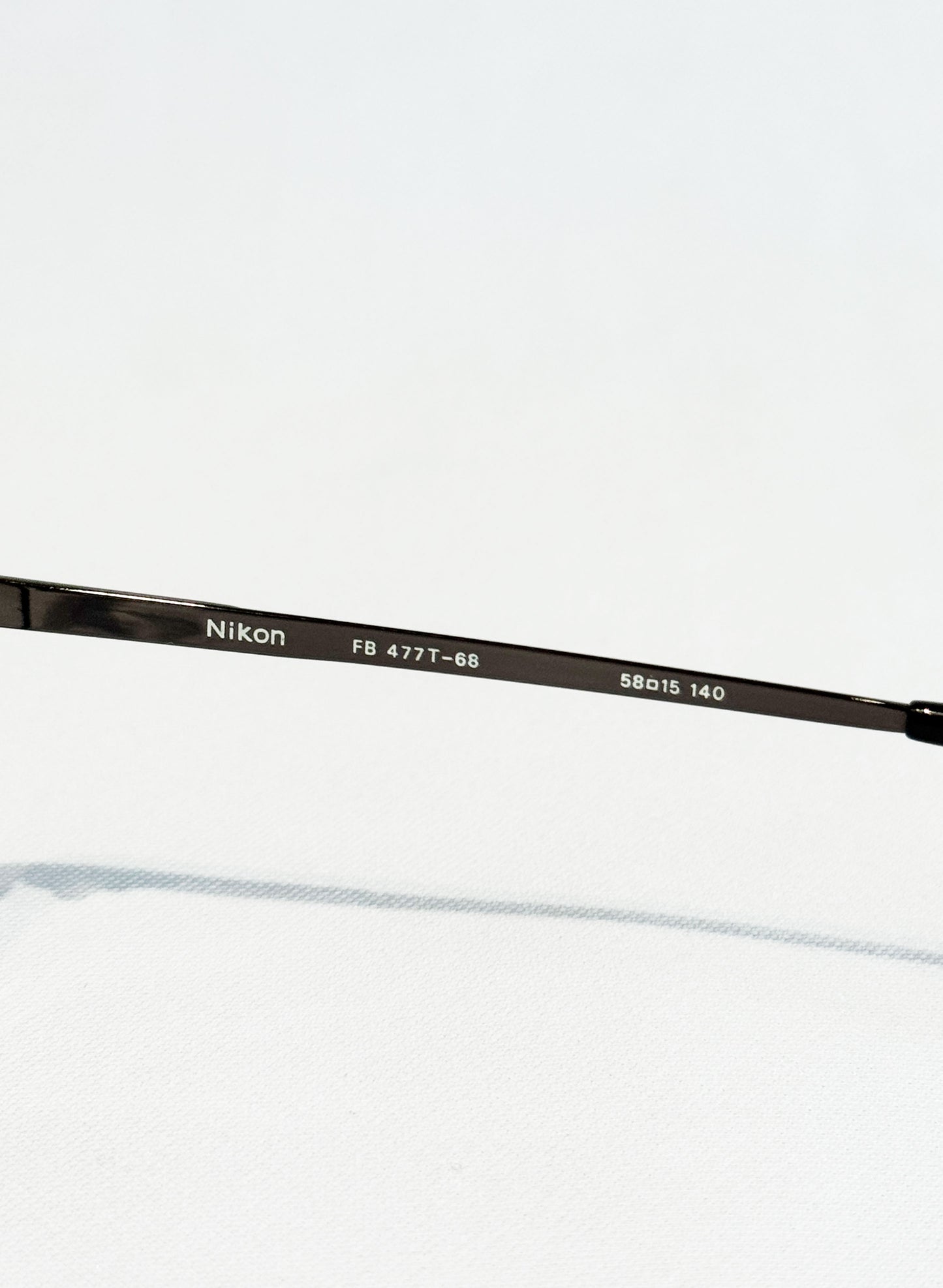 (SUP-541) 90s VINTAGE TITAN FRAME GLASSES - Nikon TITEX