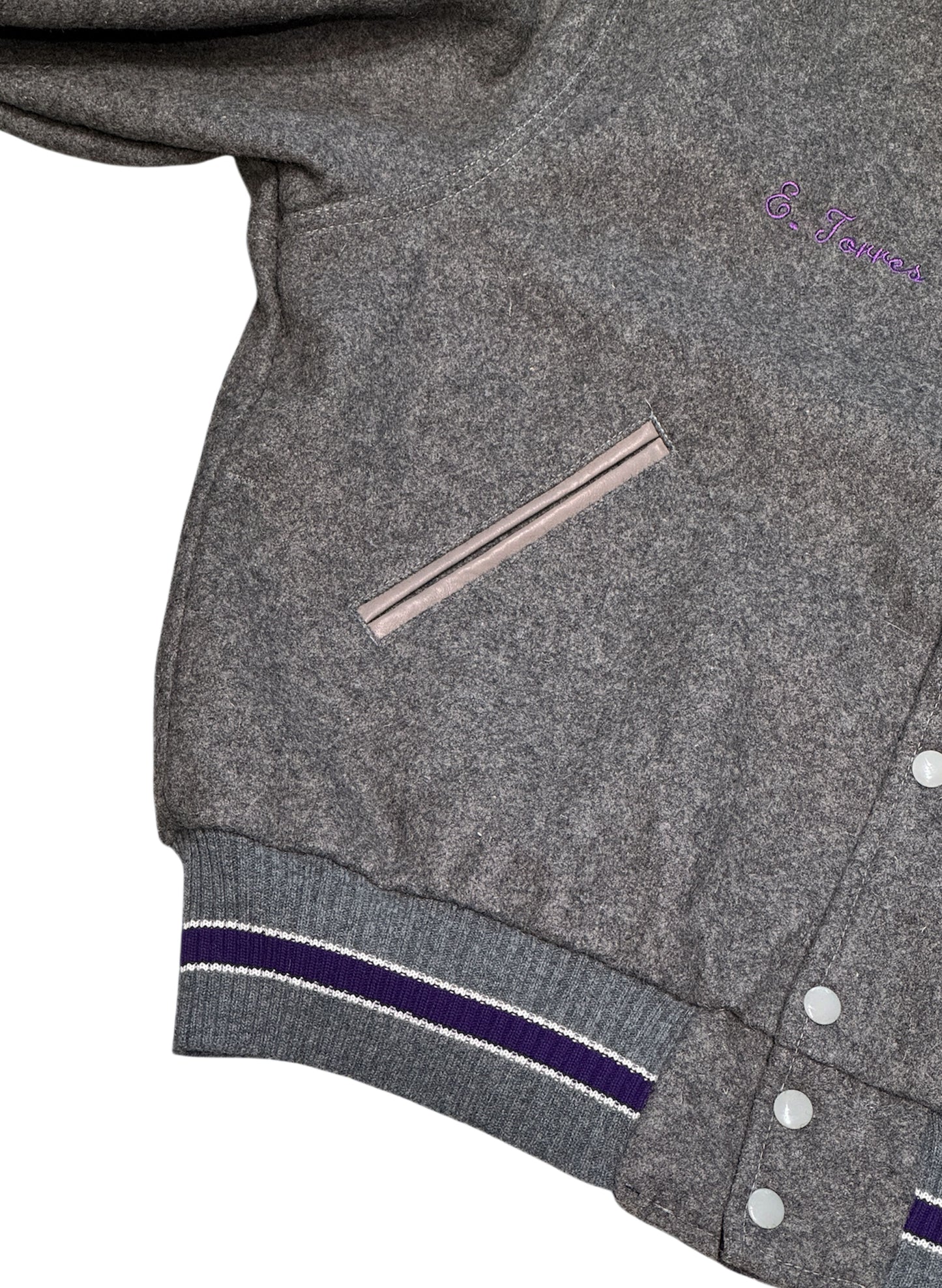 (SUP-448) NEFF "Reprocessed Wool" STADIUM JACKET - MADE IN U.S.A.