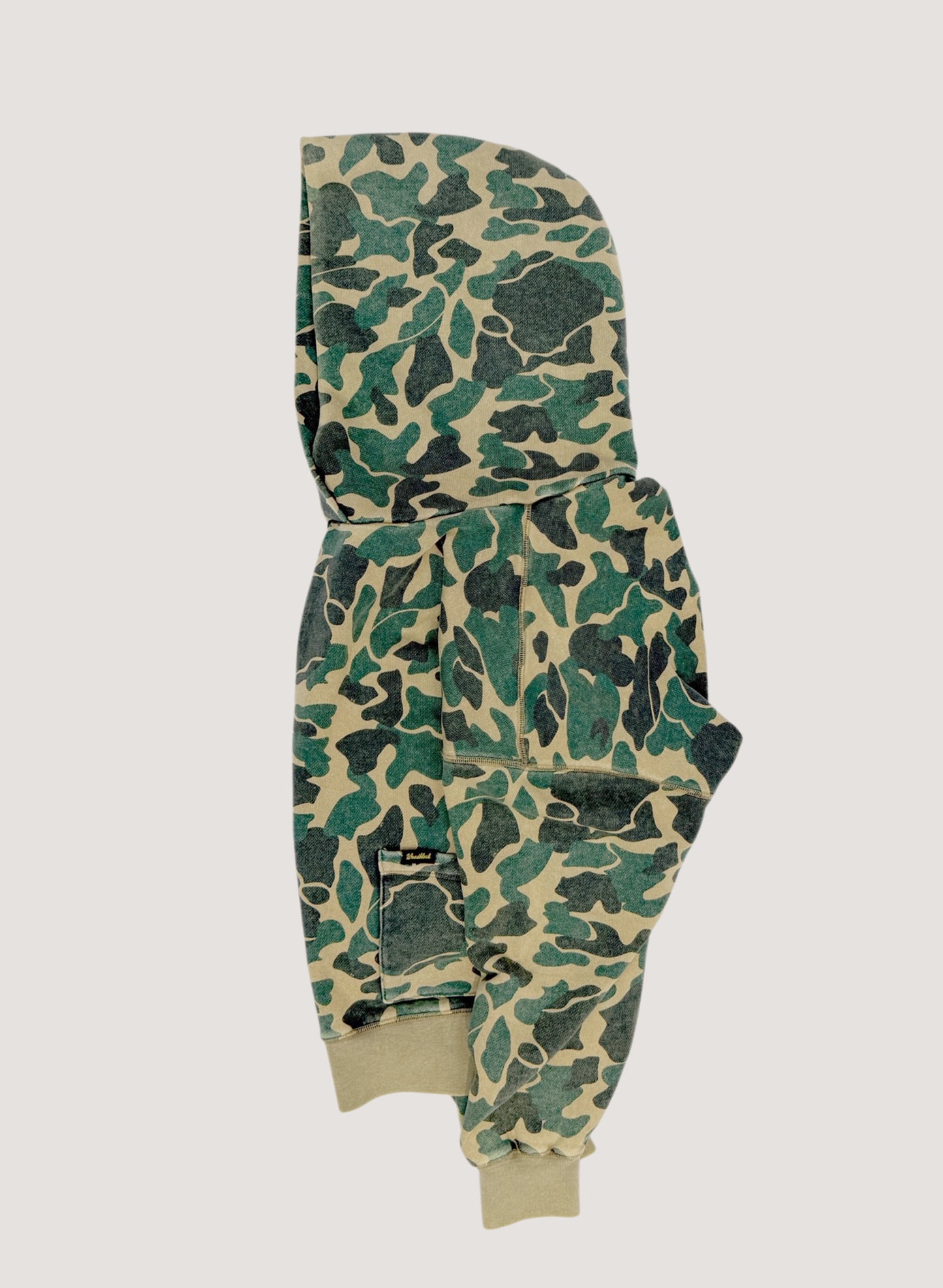 WOODBLOCK DUCK HUNTER CAMO SWEAT HOODIE (WB-26SS-005)