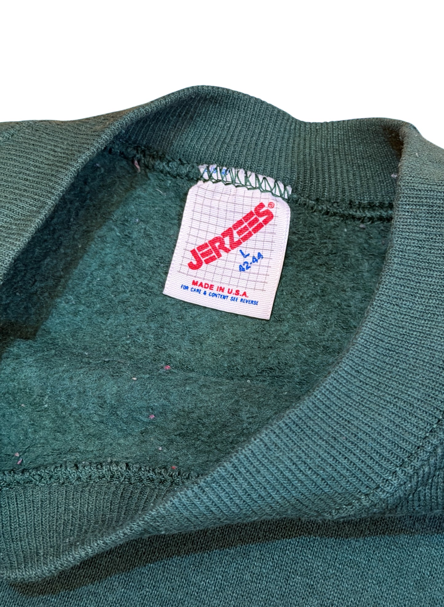 (UD-271) JERZEES RAGLAN SLEEVE CREW NECK SWEAT MADE IN USA