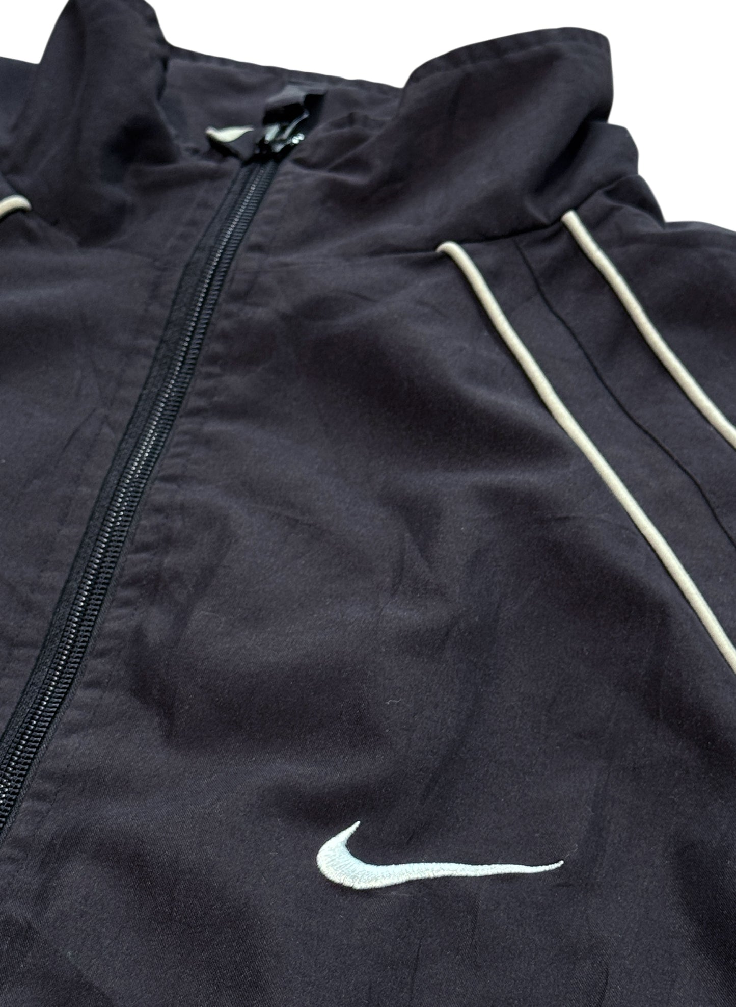 (SUP-618) 90s NIKE PIPING ZIP UP JACKET - MADE IN U.S.A.