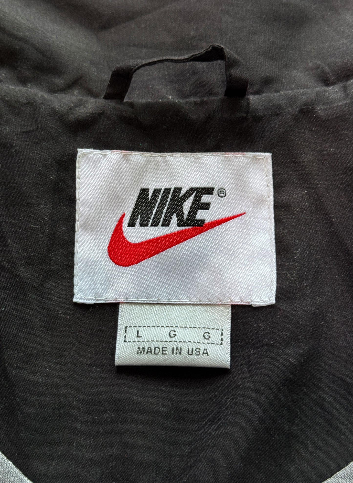 (SUP-618) 90s NIKE PIPING ZIP UP JACKET - MADE IN U.S.A.