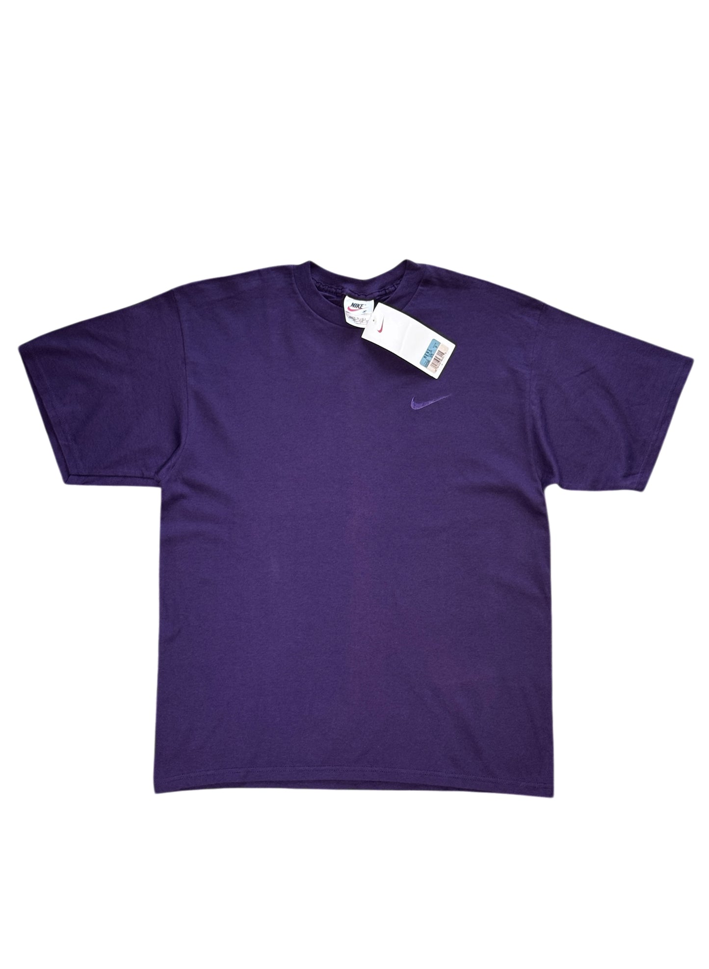 (SUP-607) DEADSTOCK NIKE LOGO EMBROIDERY S/S TEE - MADE IN U.S.A.