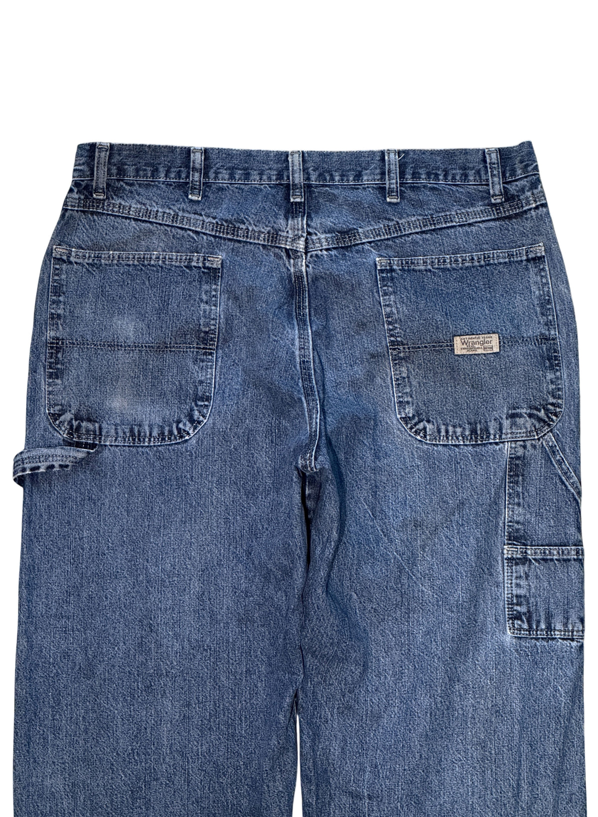(SUP-867) Wrangler PAINTER DENIM PANTS - W36 - MADE IN MEXICO