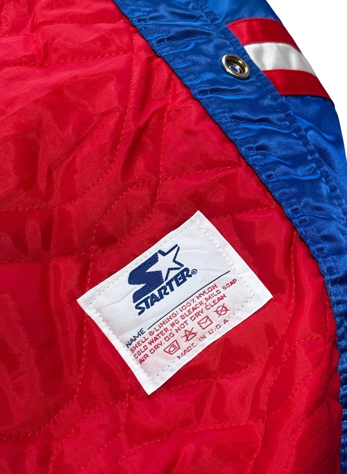 (SUP-784) STARTER NEW YORK GIANTS NYLON STADIUM JACKET - XXL