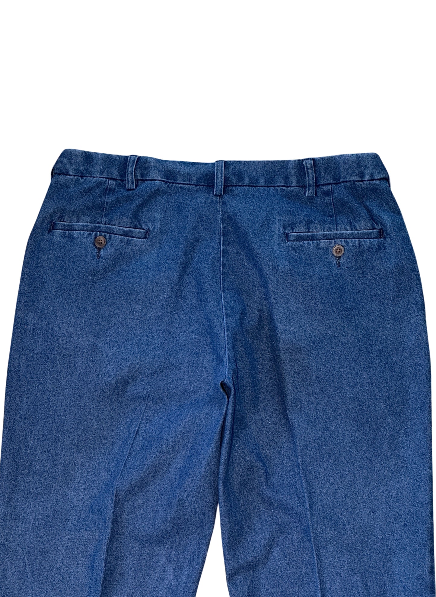 (SUP-740) HAGGAR 2TUCK DENIM SLACKS - W36 x L29