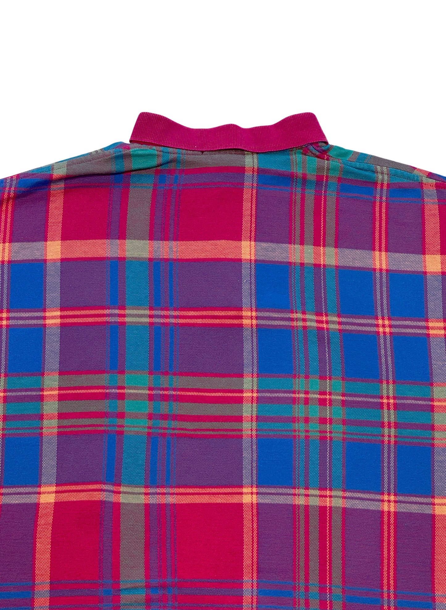 (SUP-675) Polo Ralph Lauren MULTI CHECK POLO SHIRT - MADE IN U.S.A.
