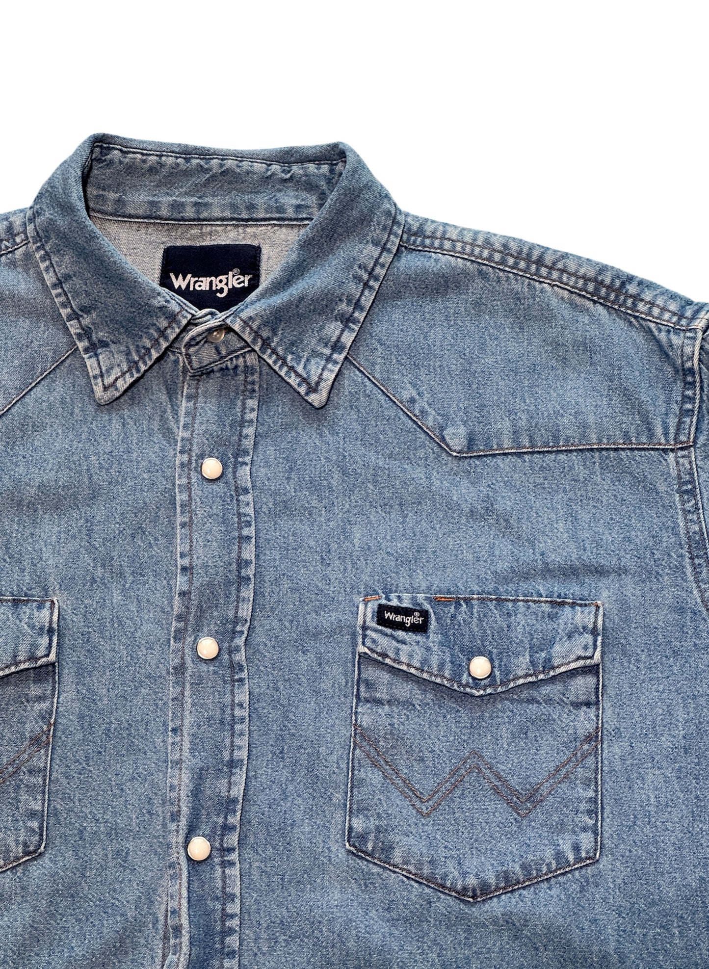 (SUP-458) Wrangler COWBOY DENIM SHIRT-2