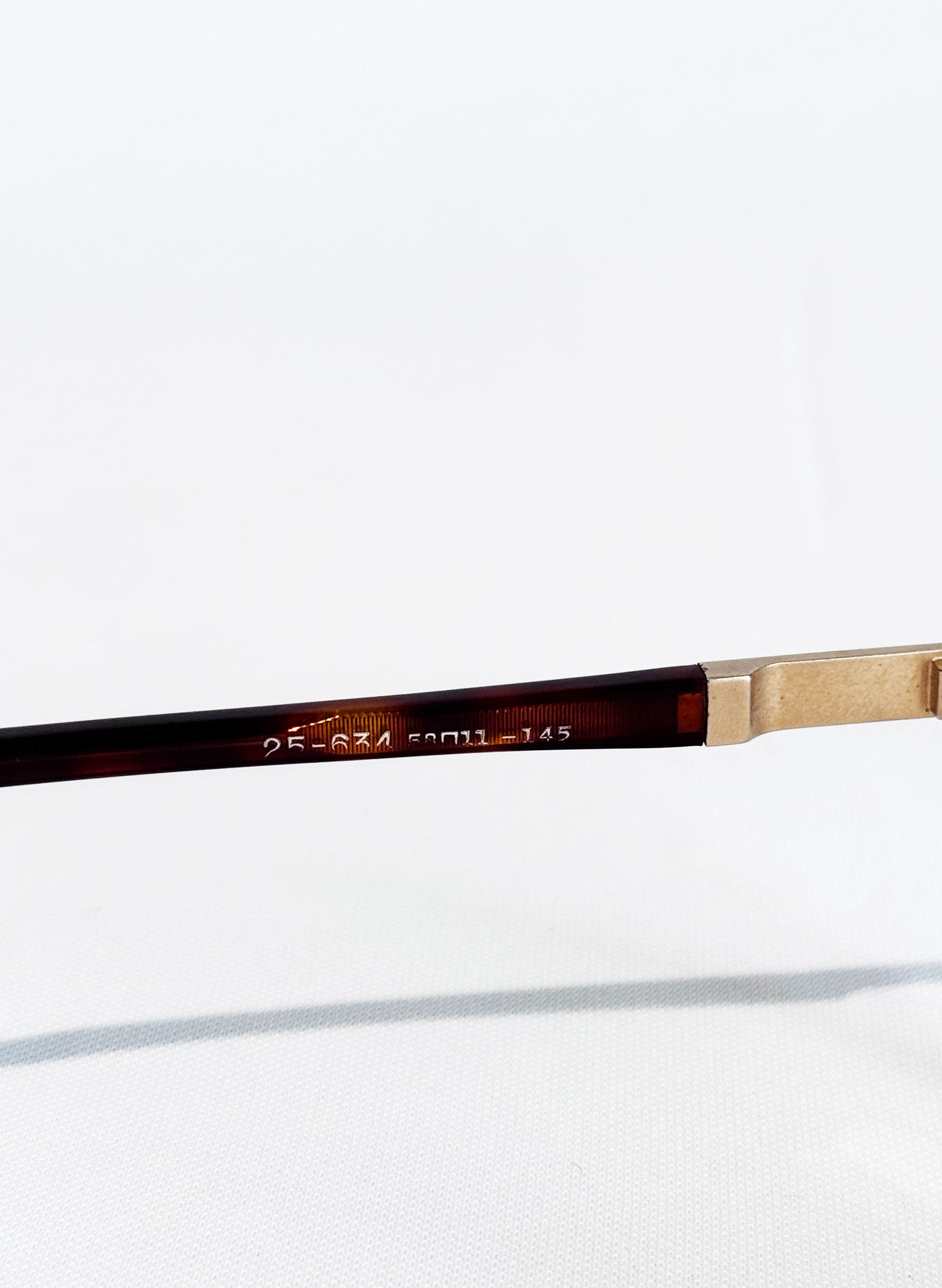 (SUP-789) VINTAGE TWO BRIDGE TORTOISE GLASSES - RALPH renoma PARIS