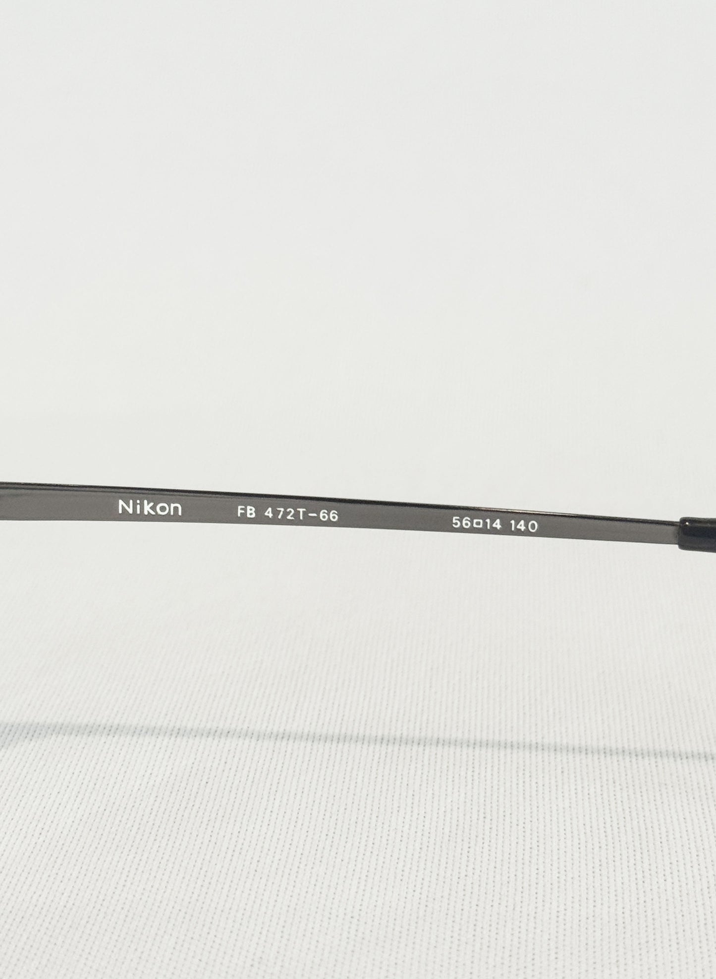 (SUP-540) 90s VINTAGE TWO BRIDGE TITAN FRAME GLASSES - Nikon TITEX