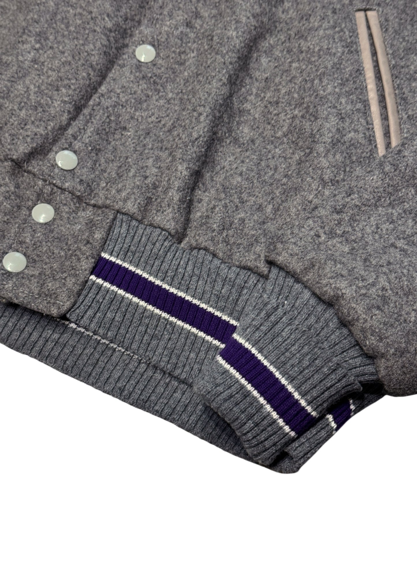 (SUP-448) NEFF "Reprocessed Wool" STADIUM JACKET - MADE IN U.S.A.