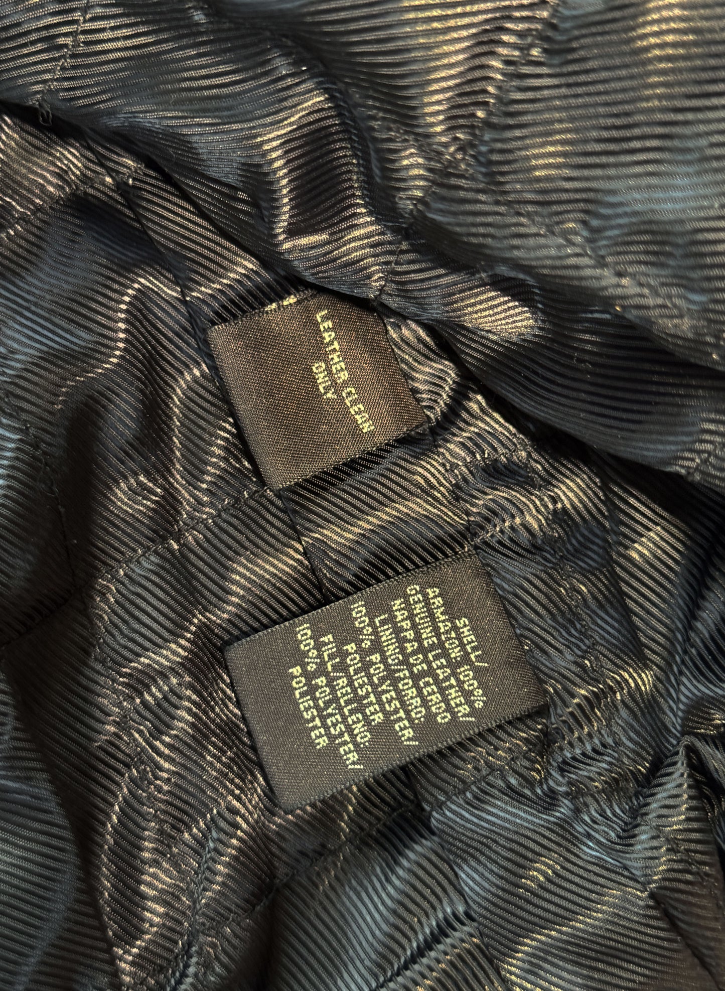 (SUP-525) St.JOHN'S BAY RAGLAN SLEEVE LEATHER ZIP UP JACKET