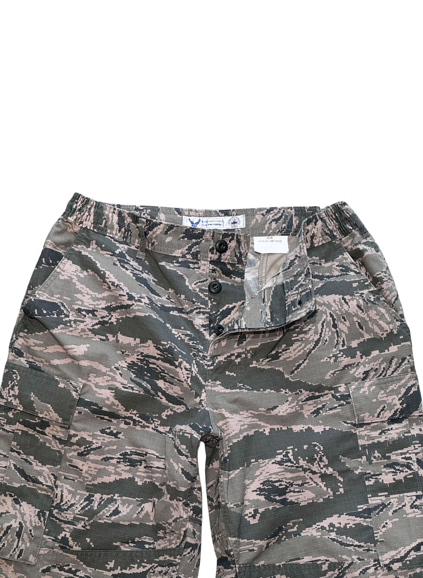 (SUP-585) U.S AIR FORCE DIGITAL CAMO "CUT OFF" CARGO SHORTS