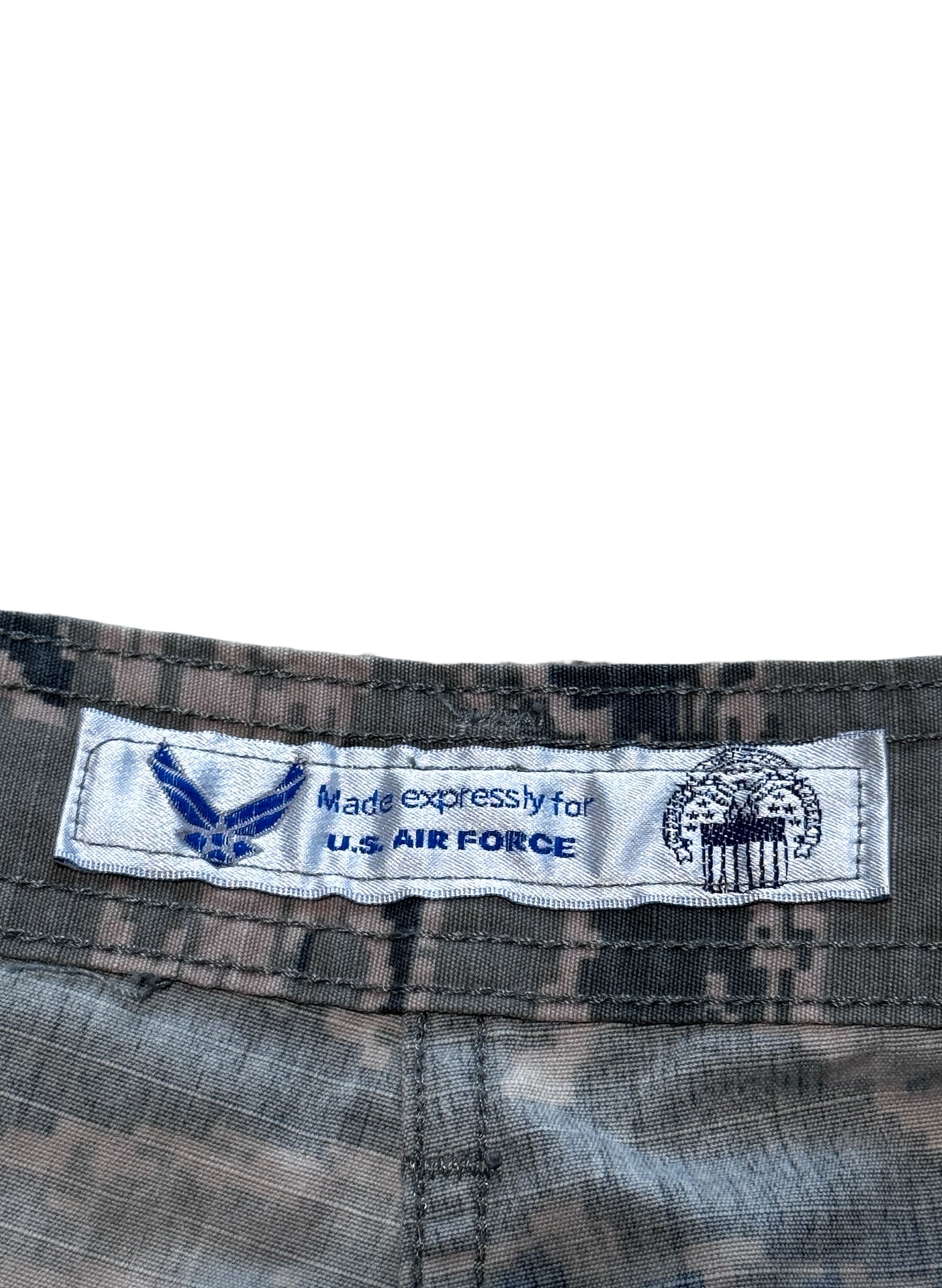 (SUP-585) U.S AIR FORCE DIGITAL CAMO "CUT OFF" CARGO SHORTS