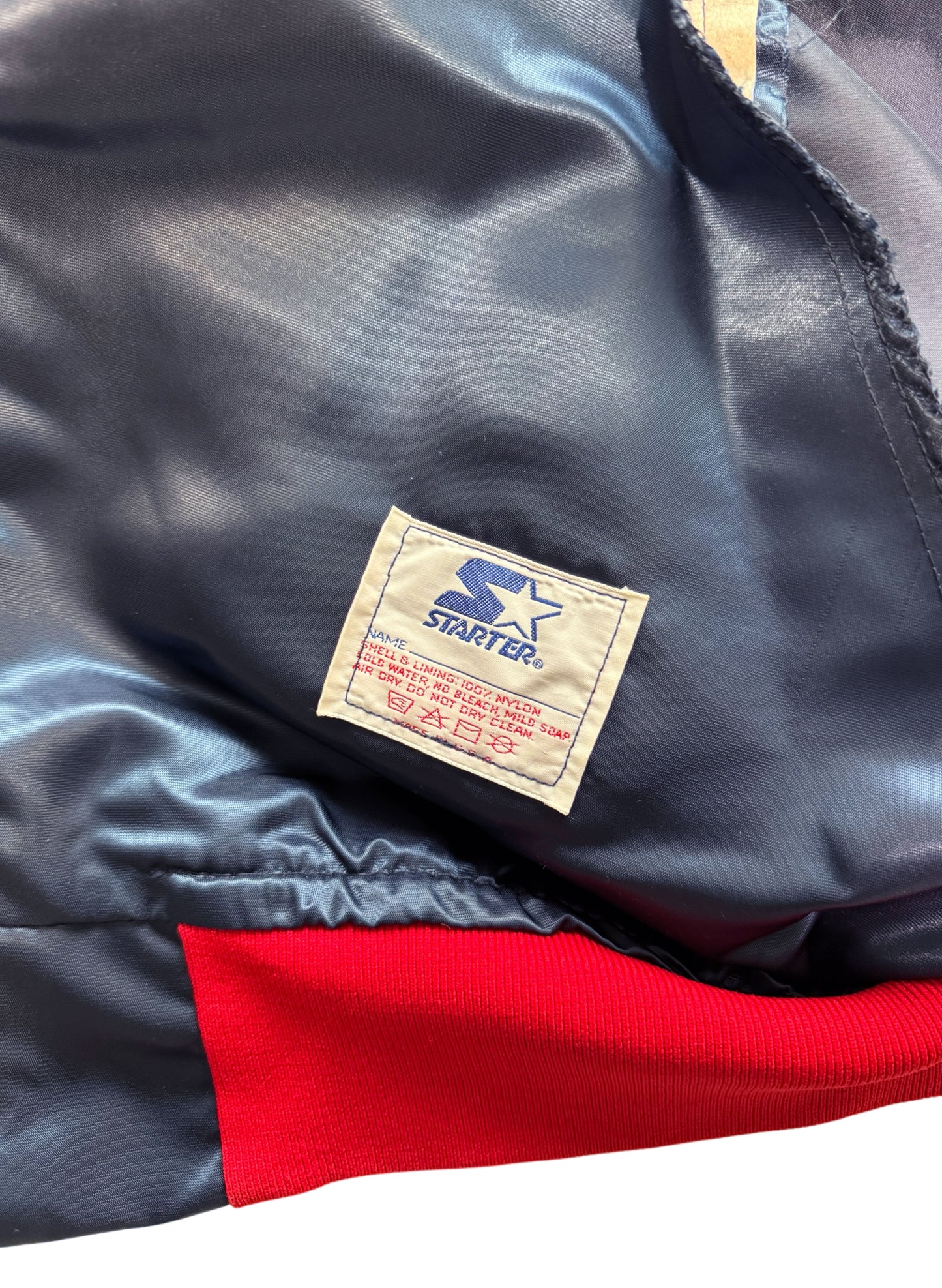 (SUP-506) STARTER MLB ANGELS ZIP UP NYLON JACKET - MADE IN U.S.A.