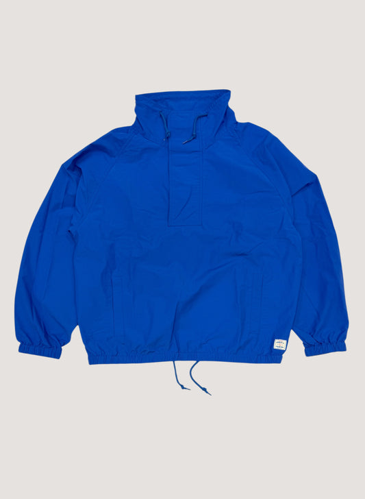 WOODBLOCK COTTON NYLON PULLOVER ANORAK BLUE (WB-26SS-006)