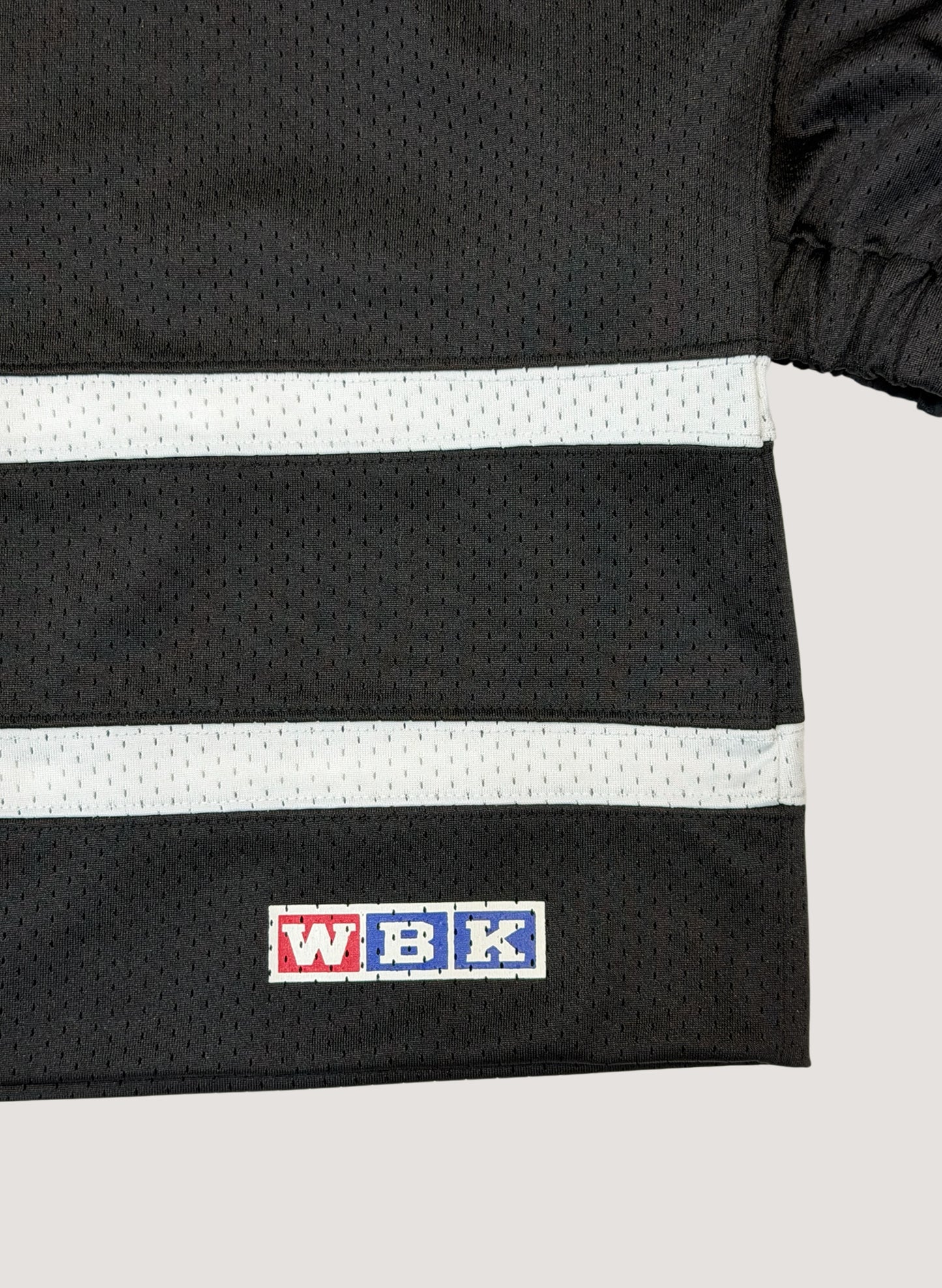 WOODBLOCK LS MESH HOCKEY JERSEY BLACK/WHITE (WB-26AW-001)
