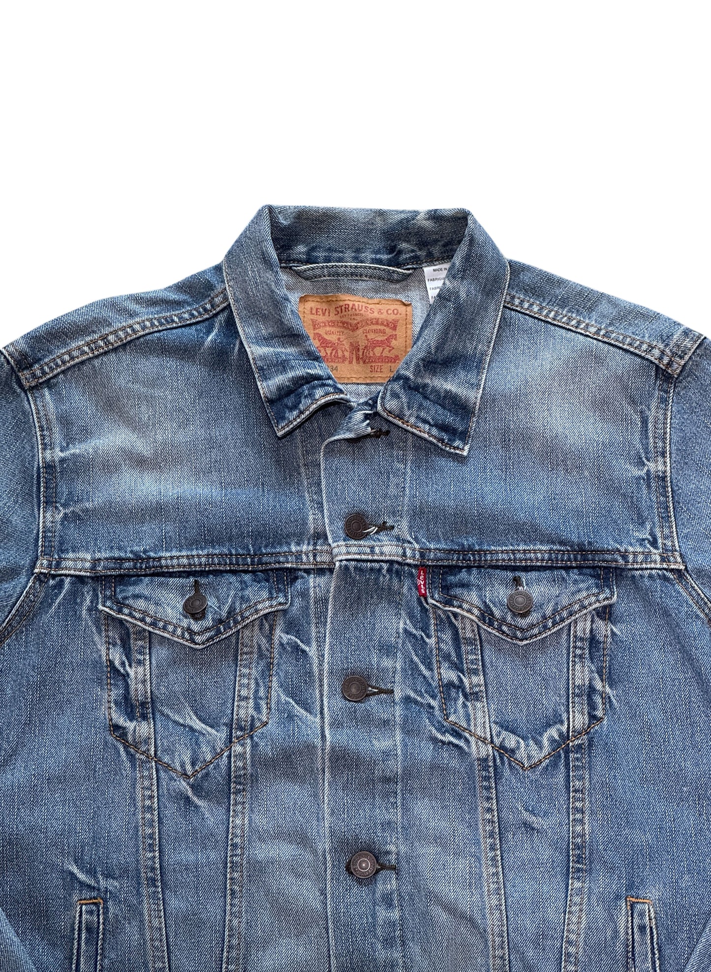 (SUP-590) LEVI'S 72334 DENIM JACKET - L