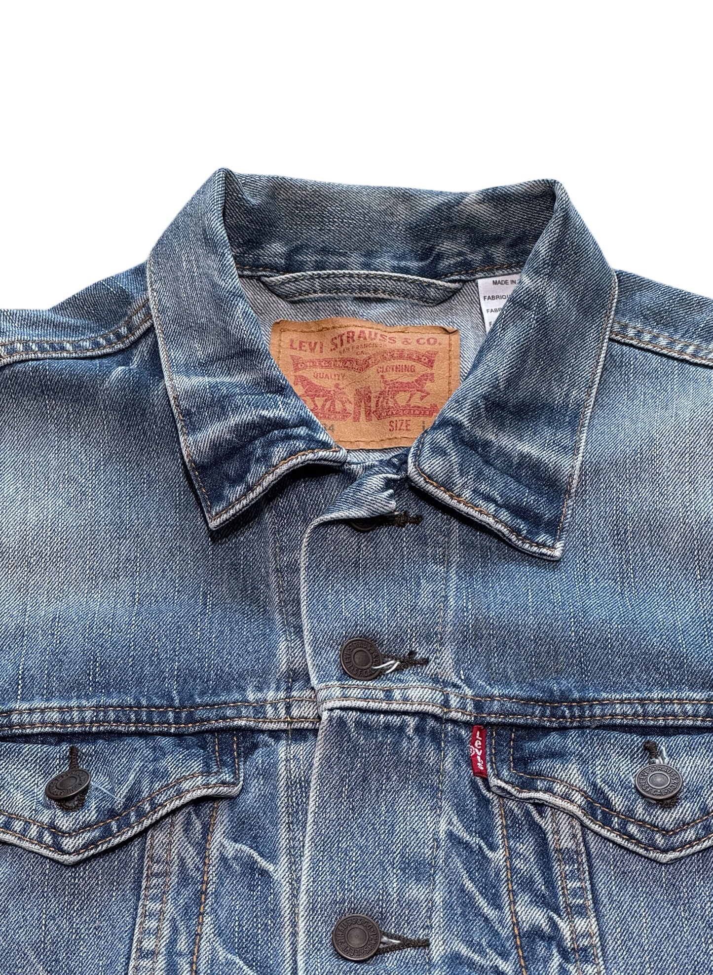 (SUP-590) LEVI'S 72334 DENIM JACKET - L