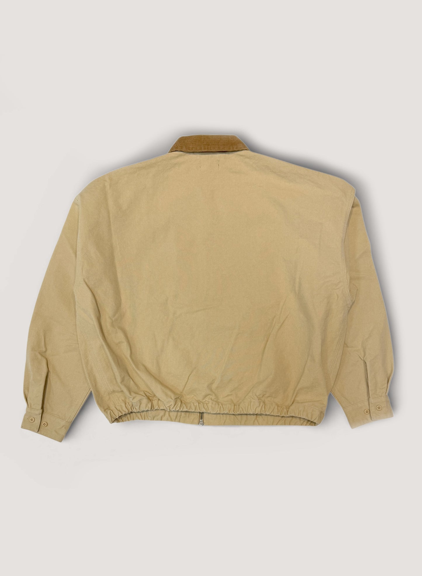 WOODBLOCK WIDE SLEEVE DUCK JACKET BEIGE (WB-26SS-003)