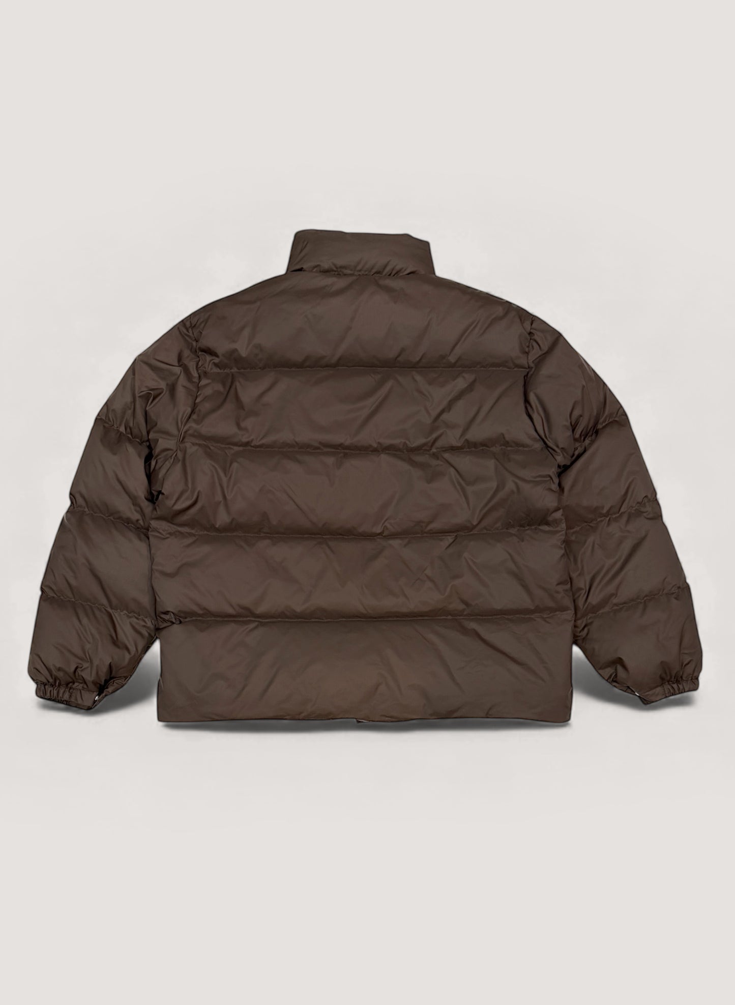 WOODBLOCK W FLAP DOWN JACKET BROWN (WB-25AW-014)