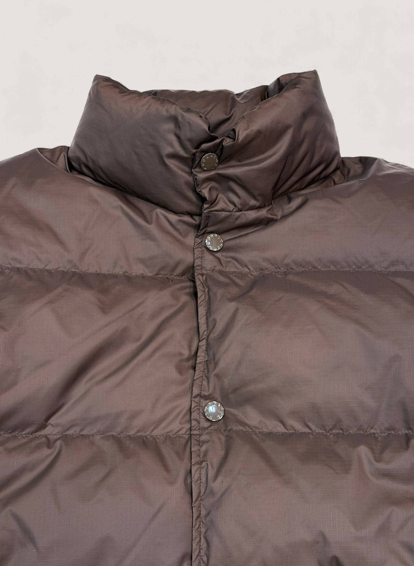 WOODBLOCK W FLAP DOWN JACKET BROWN (WB-25AW-014)