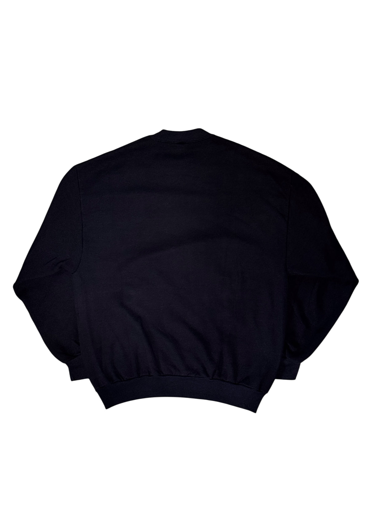 (SUP-869) 90s JERZEES "BLACK" CREW NECK SWEAT - L - MADE IN U.S.A.