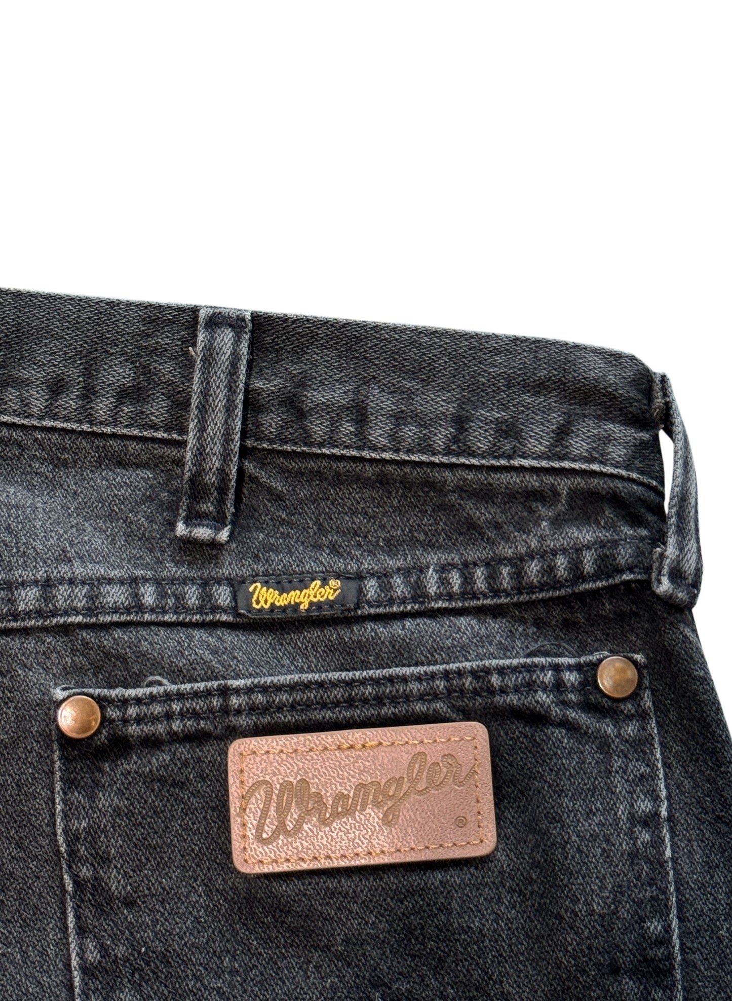 (SUP-487) Wrangler "BLACK FADE" COWBOY CUT DENIM - MADE IN U.S.A.