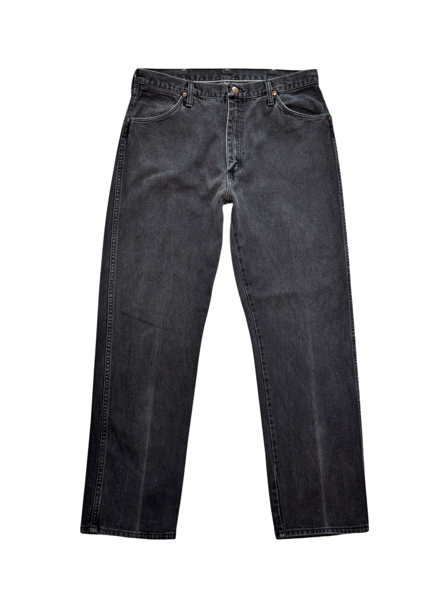 (SUP-487) Wrangler "BLACK FADE" COWBOY CUT DENIM - MADE IN U.S.A.