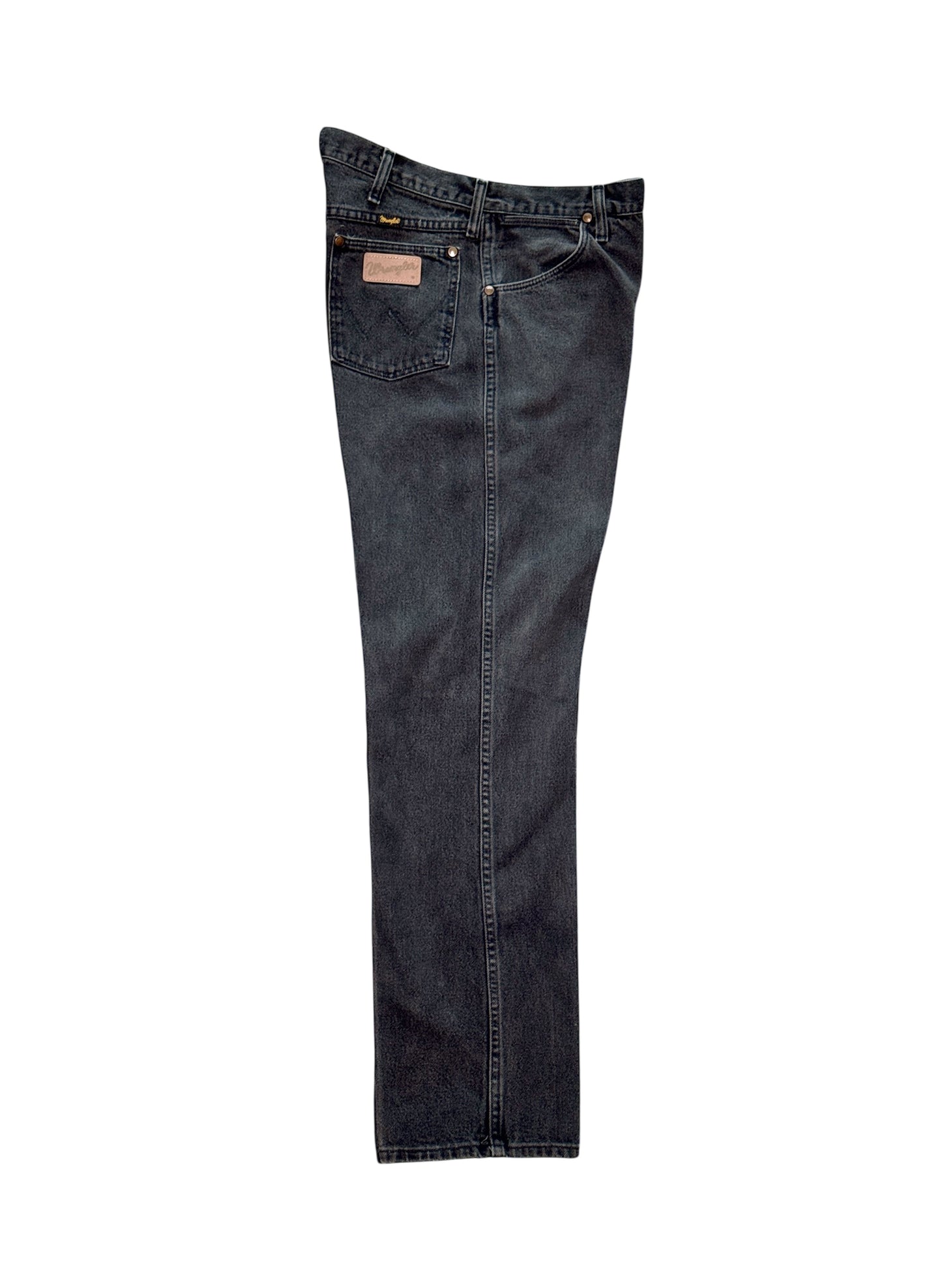 (SUP-487) Wrangler "BLACK FADE" COWBOY CUT DENIM - MADE IN U.S.A.