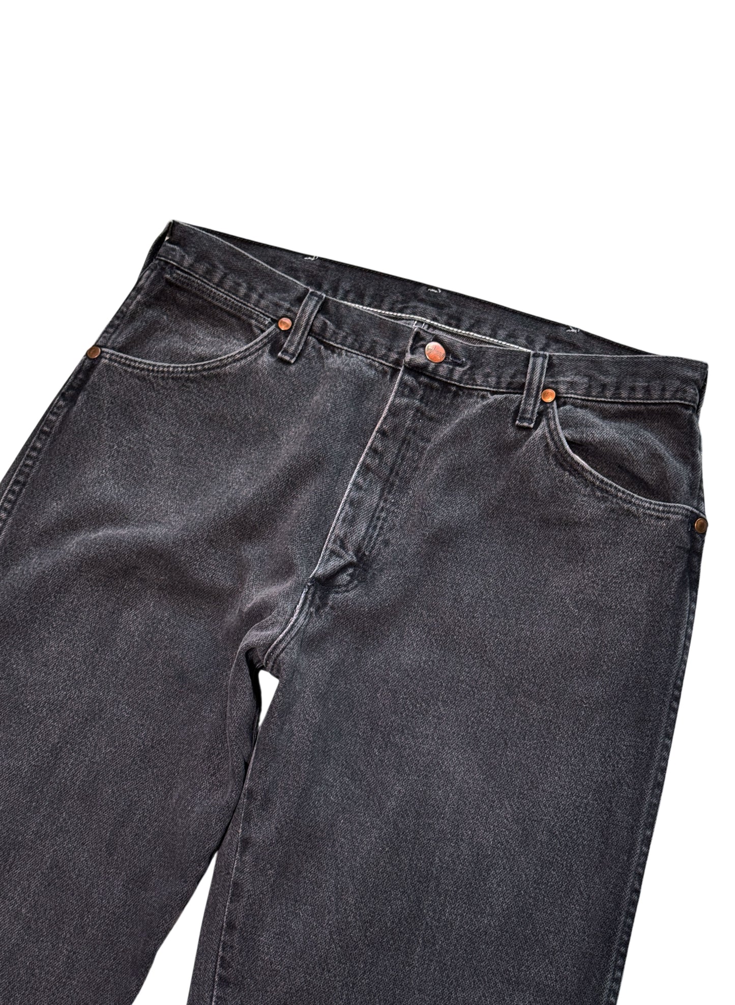 (SUP-487) Wrangler "BLACK FADE" COWBOY CUT DENIM - MADE IN U.S.A.