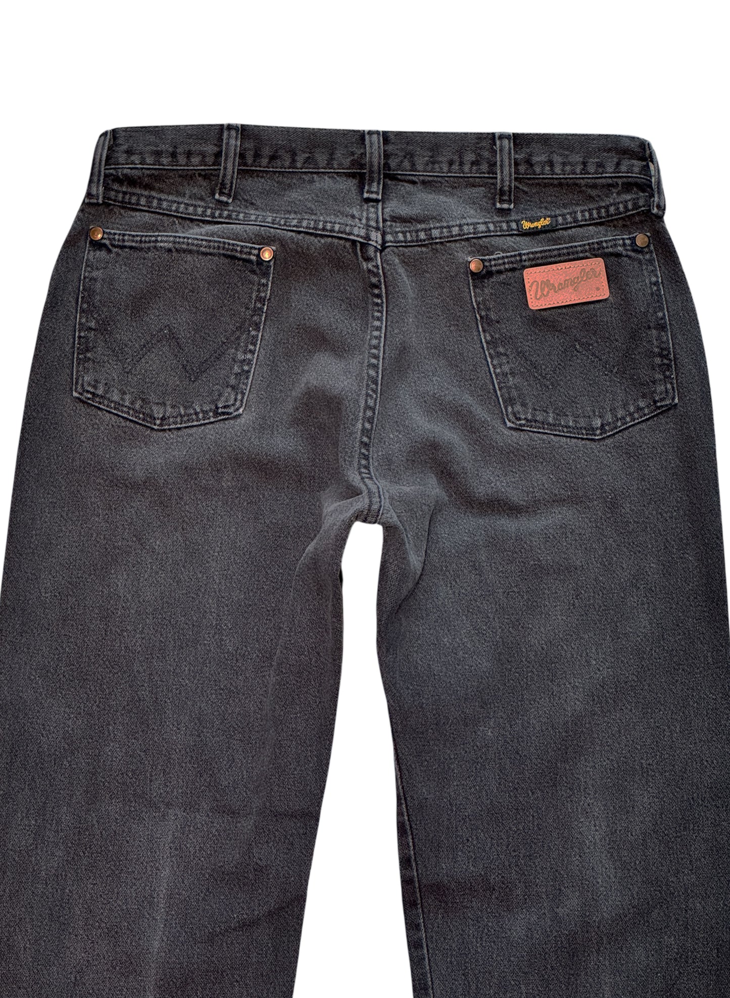 (SUP-487) Wrangler "BLACK FADE" COWBOY CUT DENIM - MADE IN U.S.A.