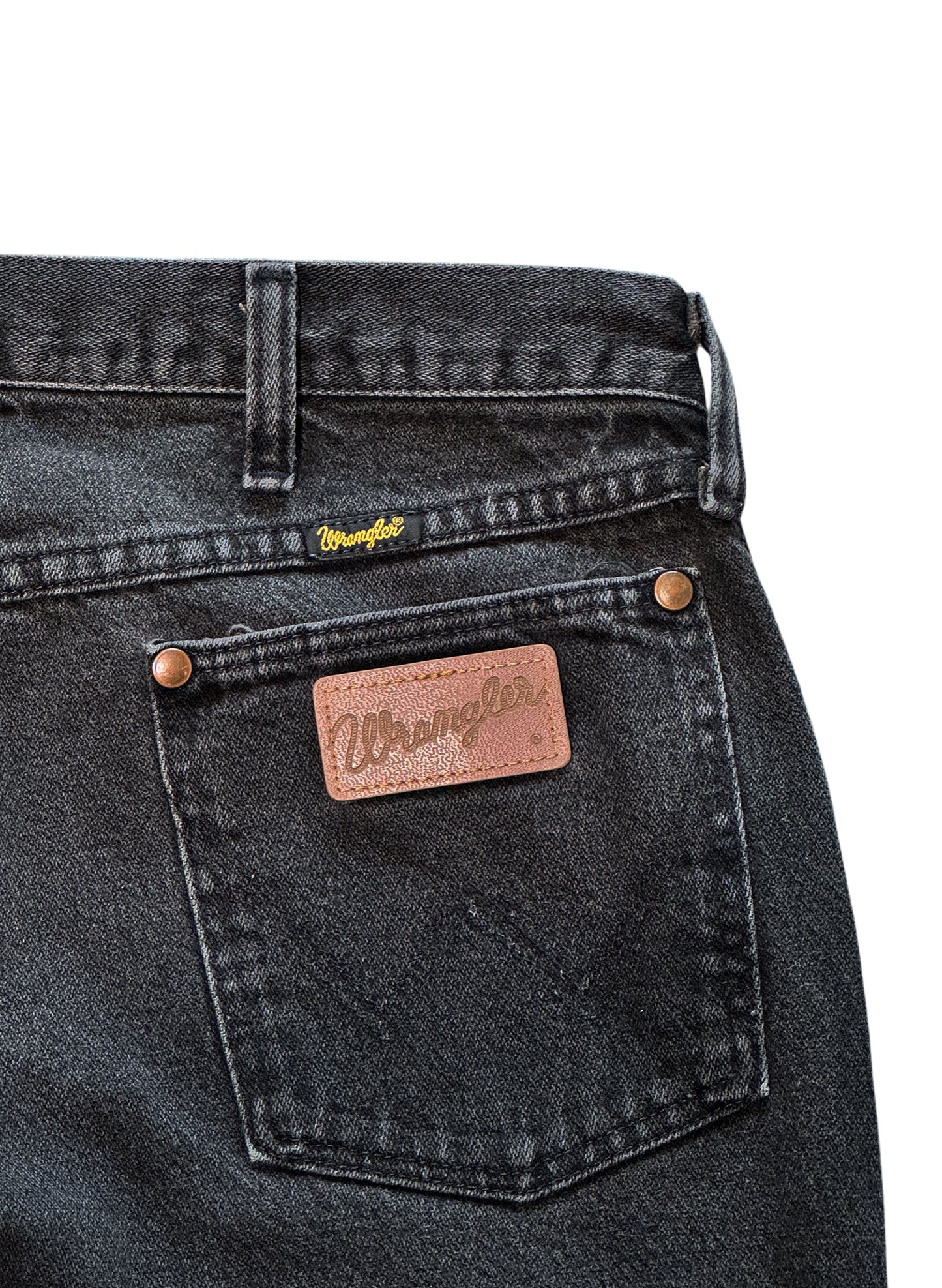 (SUP-487) Wrangler "BLACK FADE" COWBOY CUT DENIM - MADE IN U.S.A.