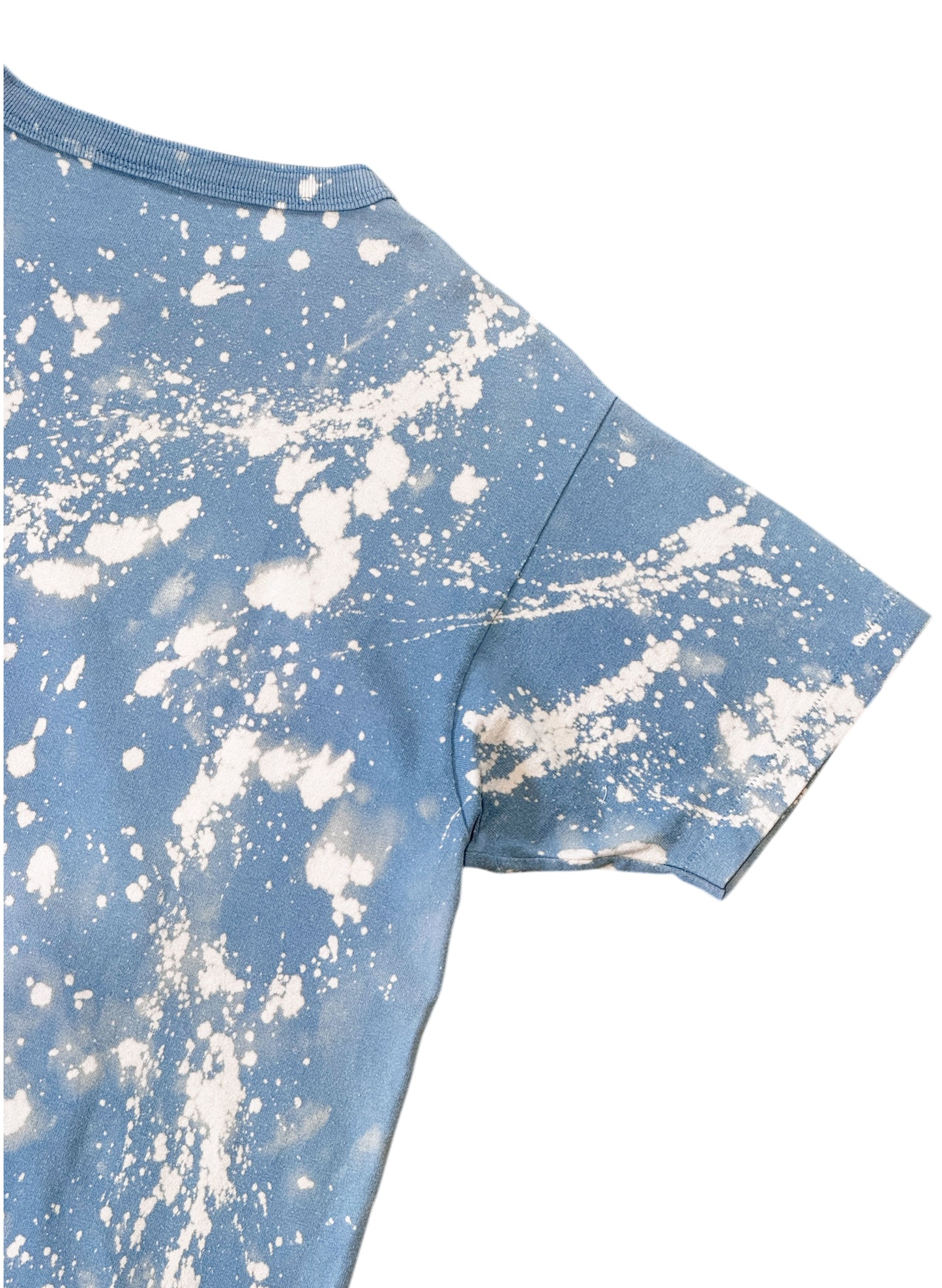 (SUP-613) HENRY NECK "BLEACH" TEE - MADE IN U.S.A.