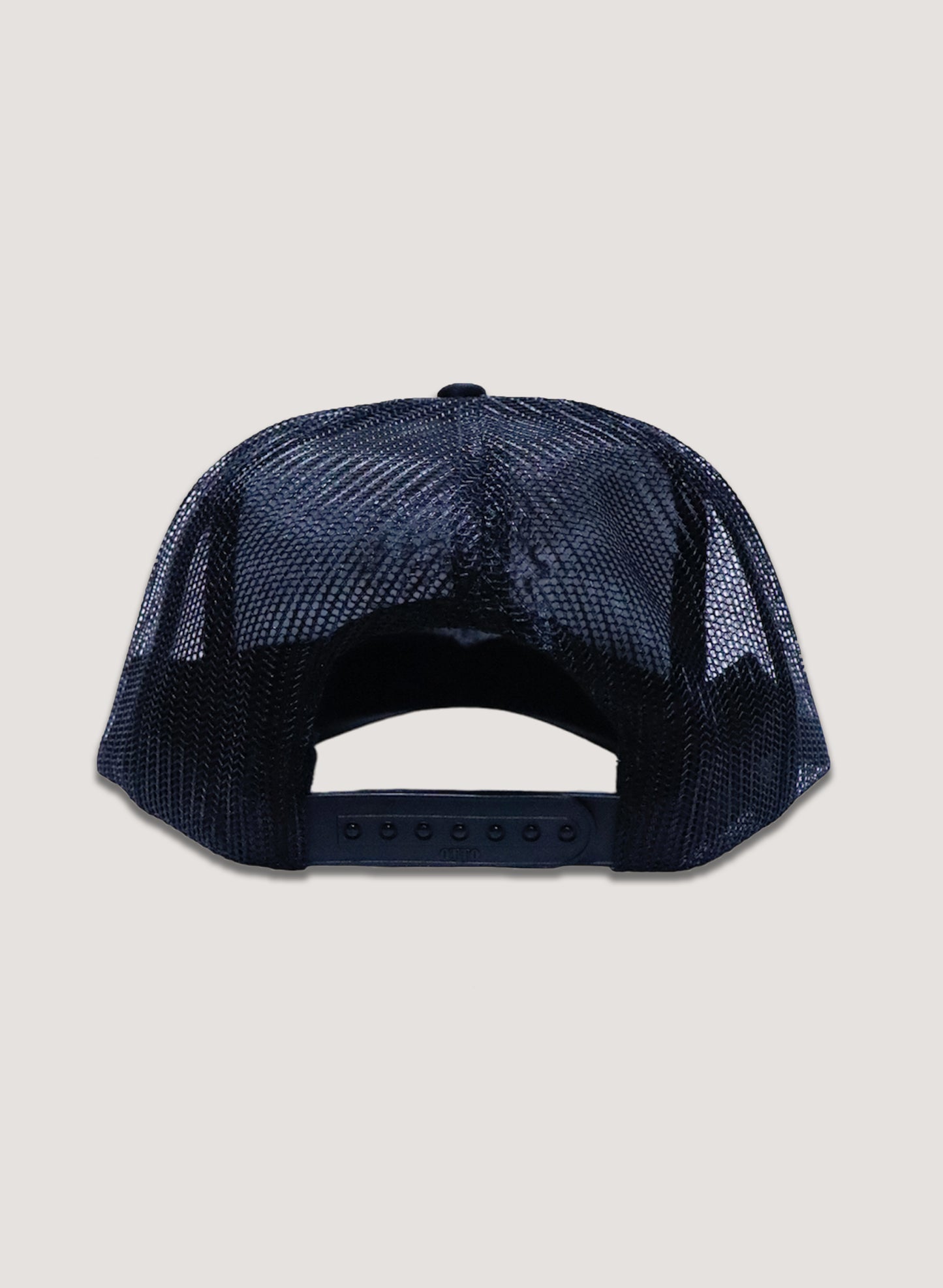 WOODBLOCK CHIEF HEAD MESH CAP BLACK (23SS-023)