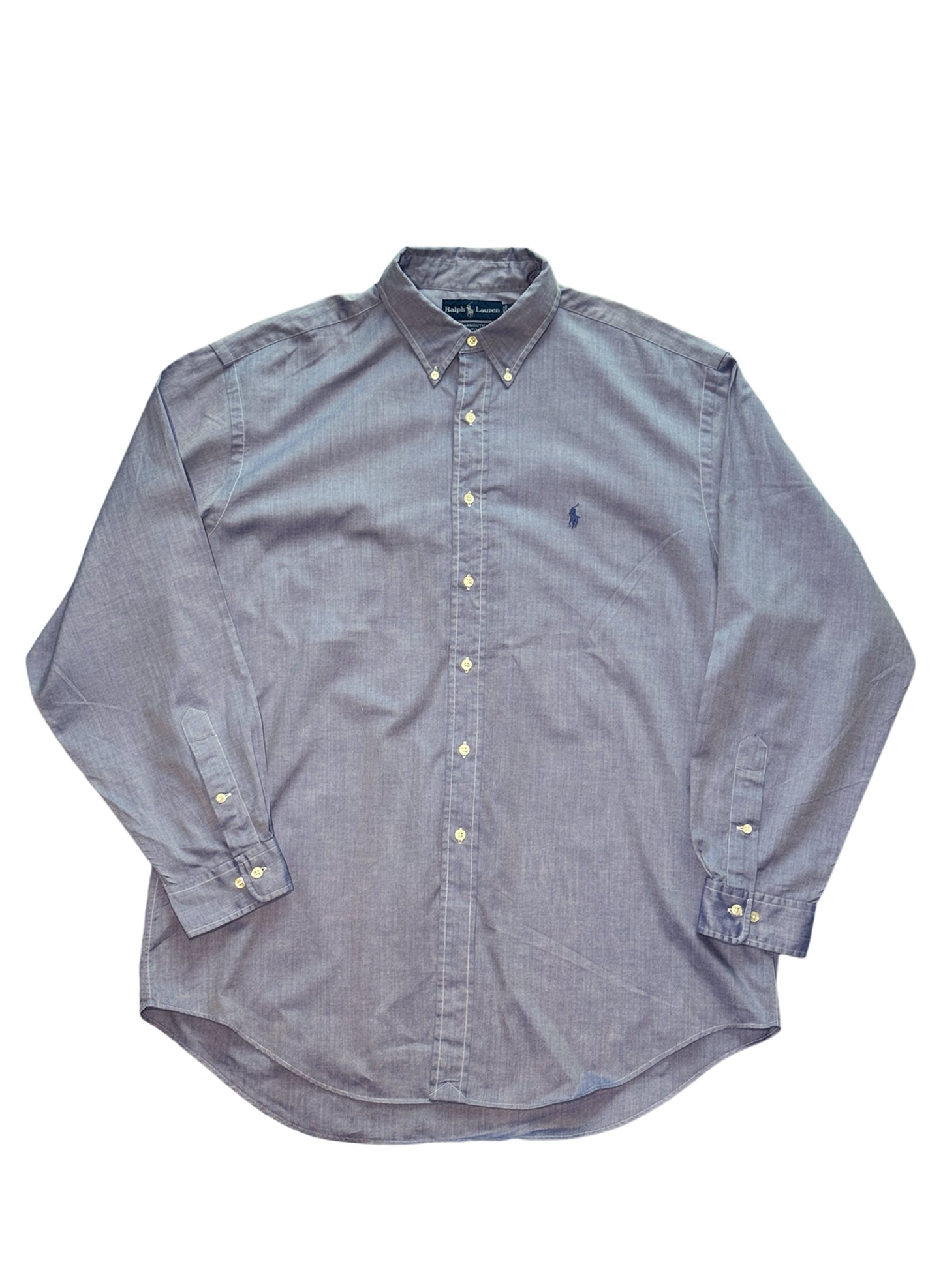 (SUP-434) Polo Ralph Lauren "BIG SIZE" HERRINGBONE SHIRT - YARMOUTH（XXL相当）